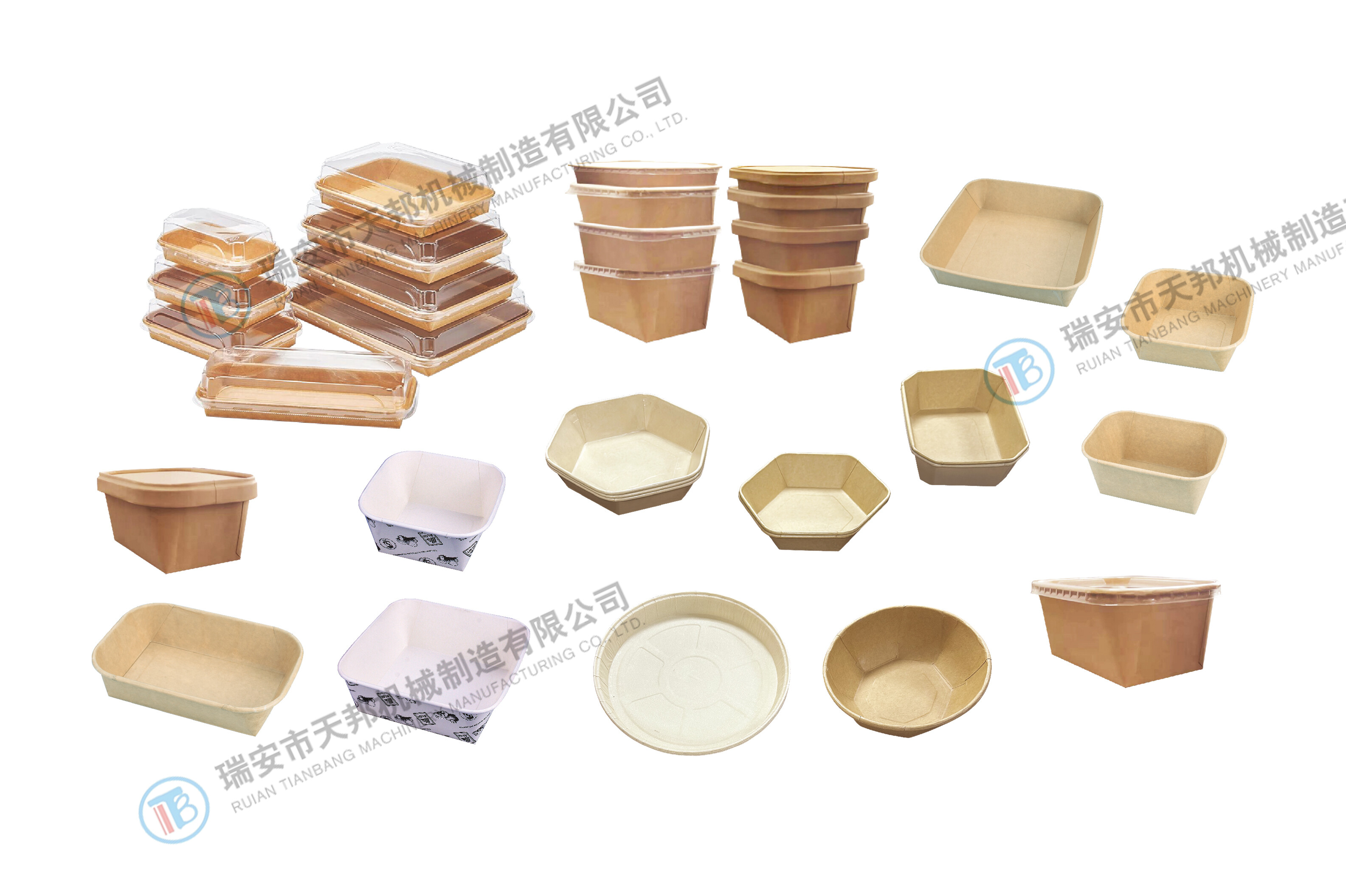Rolled-edge food containers and bowls