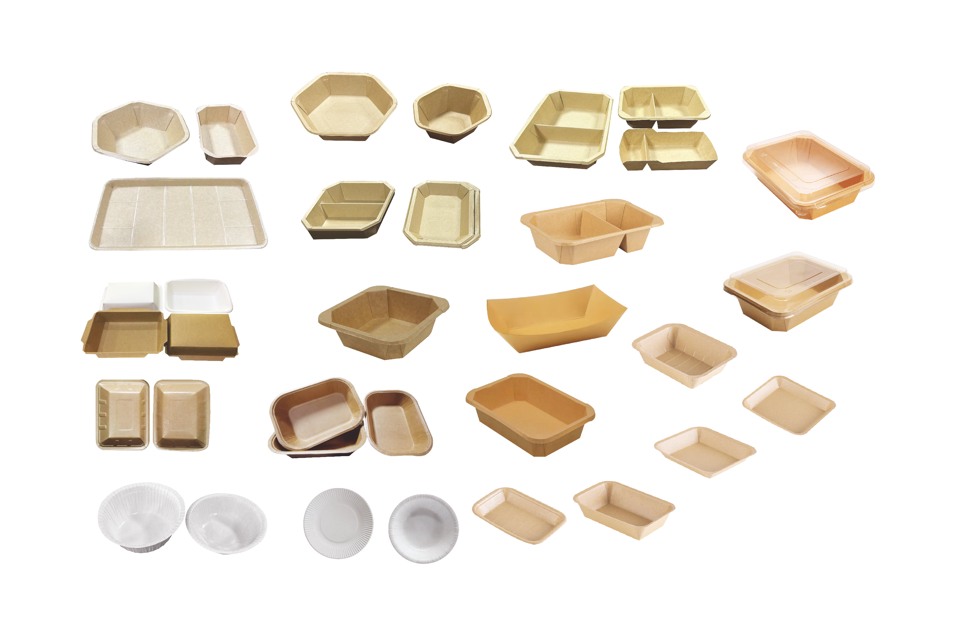 Paper boxes and bowls
