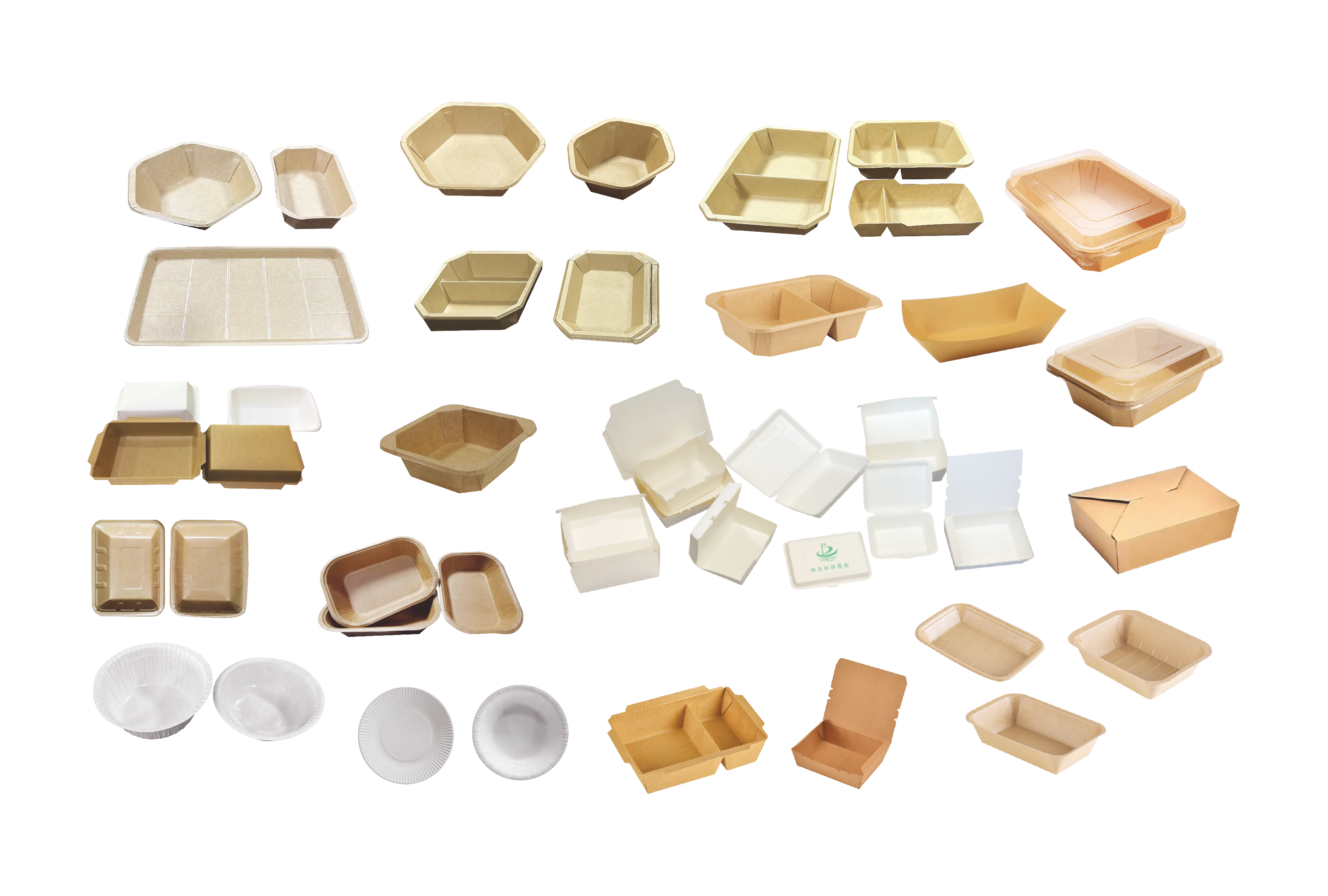 Paper boxes and paper bowls