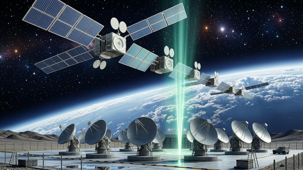 Microwave communication payload, ground station parabolic antenna, and test equipment