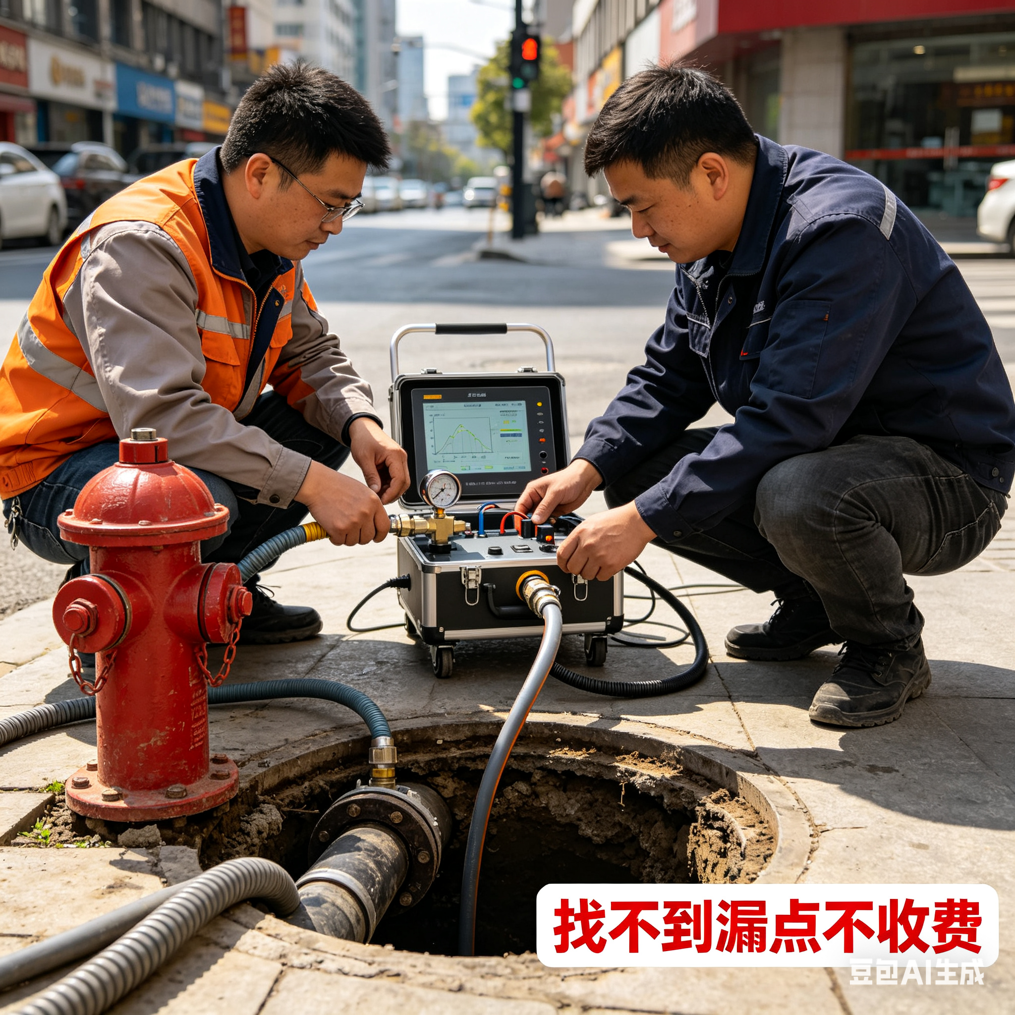 某大型工厂消防管道检测