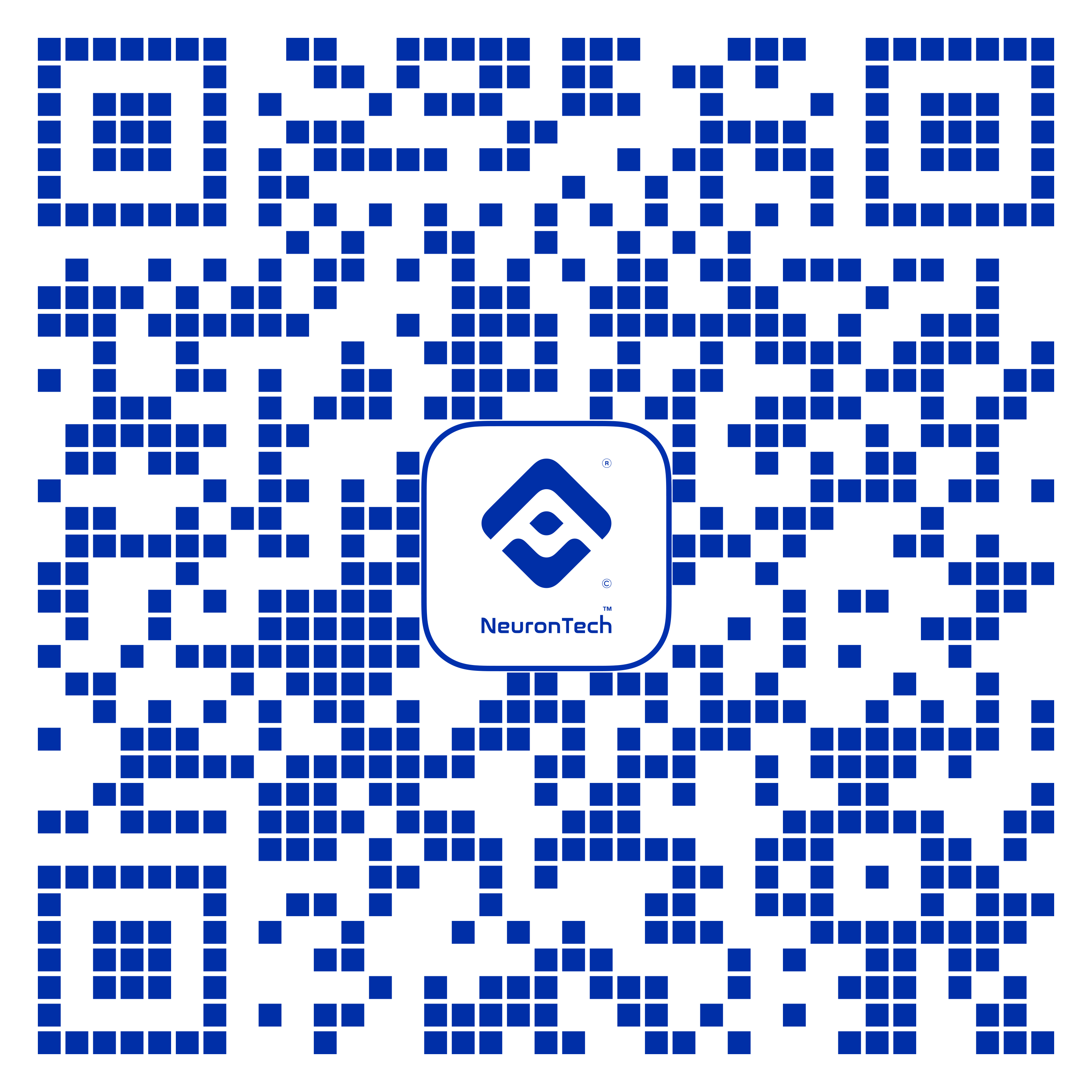 NeuronTech WeChat Official Account QR Code