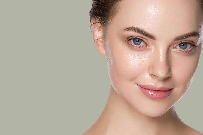 Radiant glowing skin after 24K Gold Royal Facial treatment