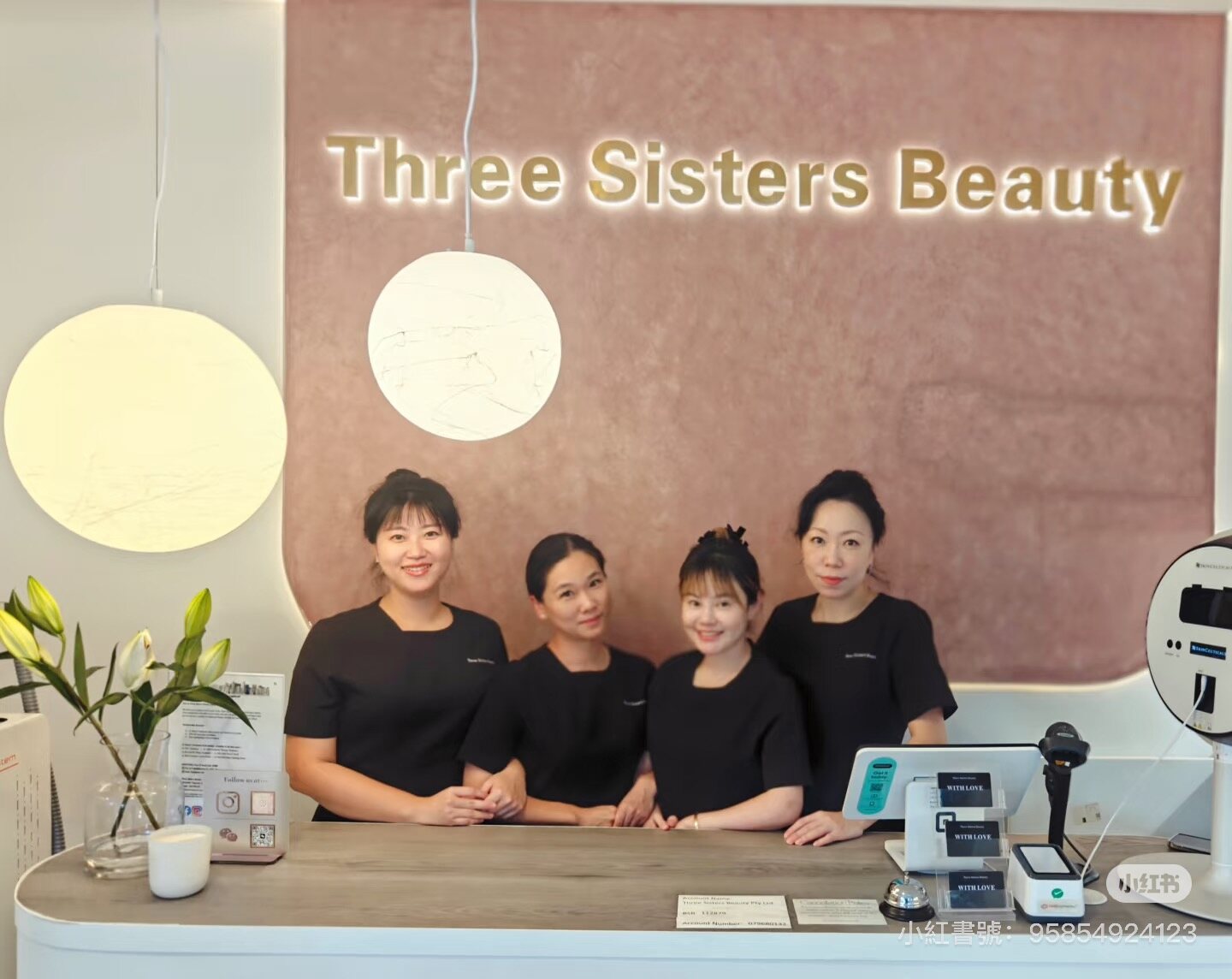 Relaxing treatment environment at Three Sisters Beauty Burwood, marble interior and comfortable bed