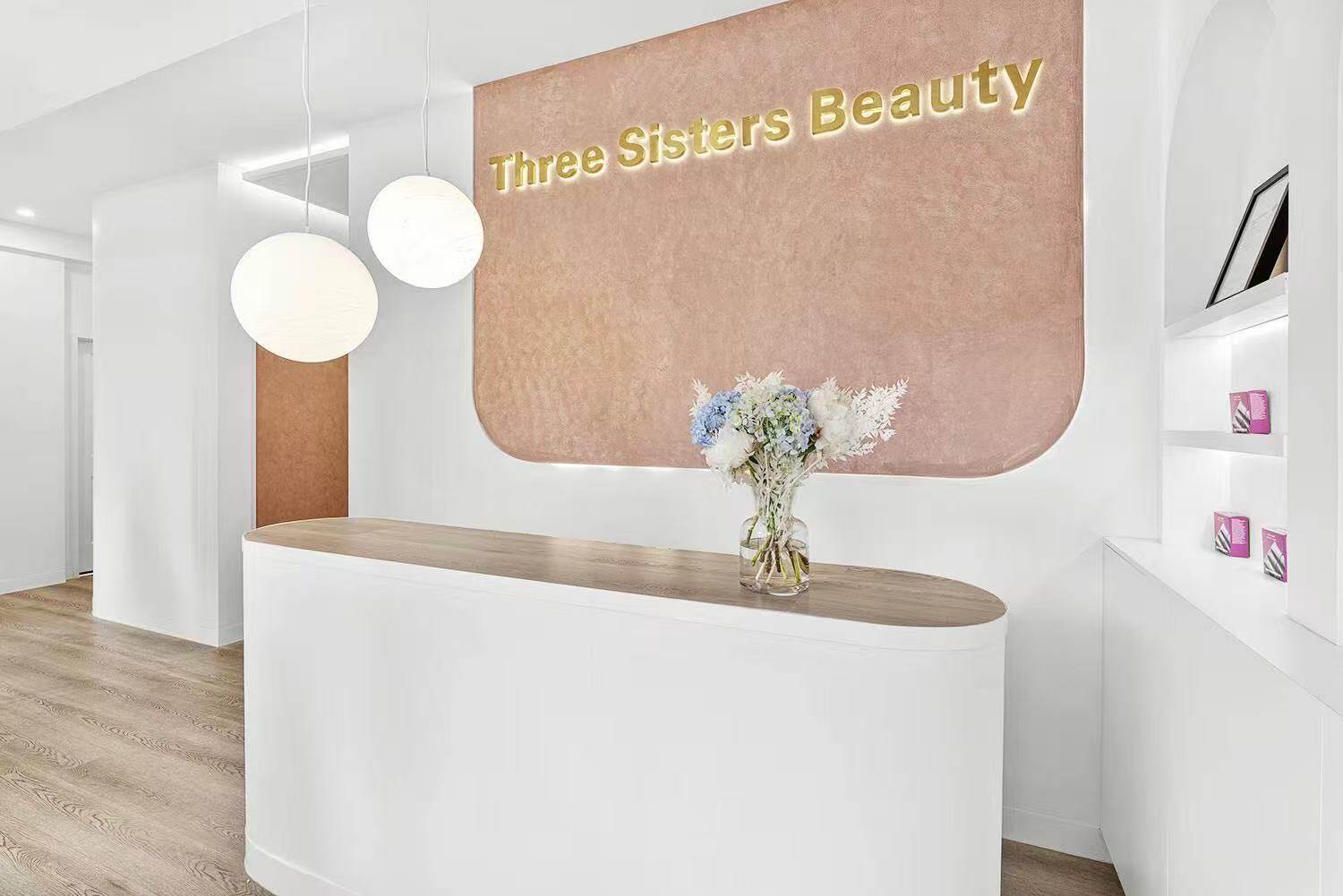 Three Sisters Beauty Burwood clinic exterior, brand headquarters at Belmore Street Sydney