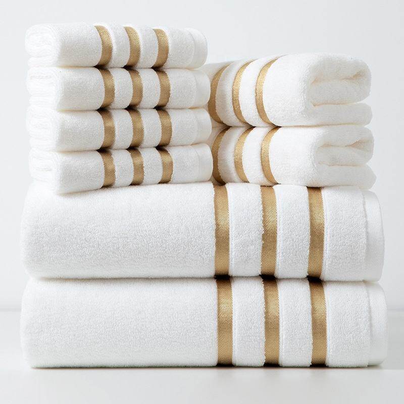 Golden Wedding Stripe Towel Souvenir - view 5