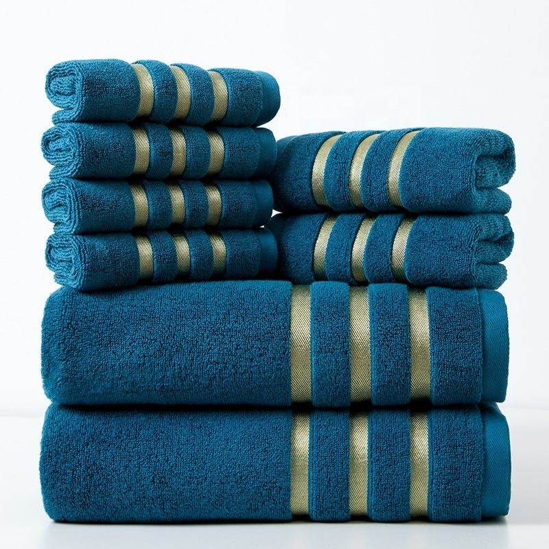 Golden Wedding Stripe Towel Souvenir - view 2
