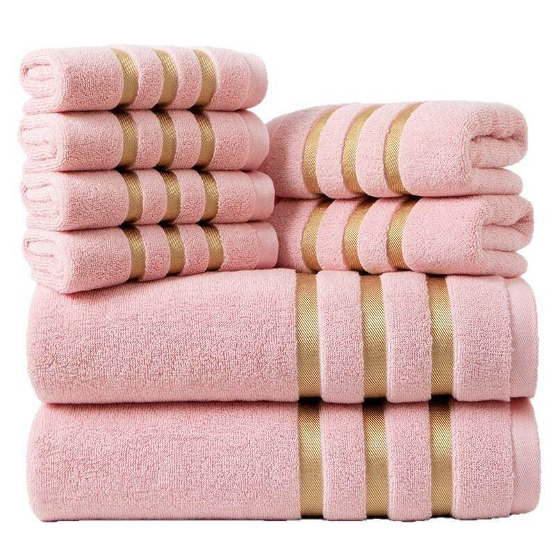 Golden Wedding Stripe Towel Souvenir - view 1