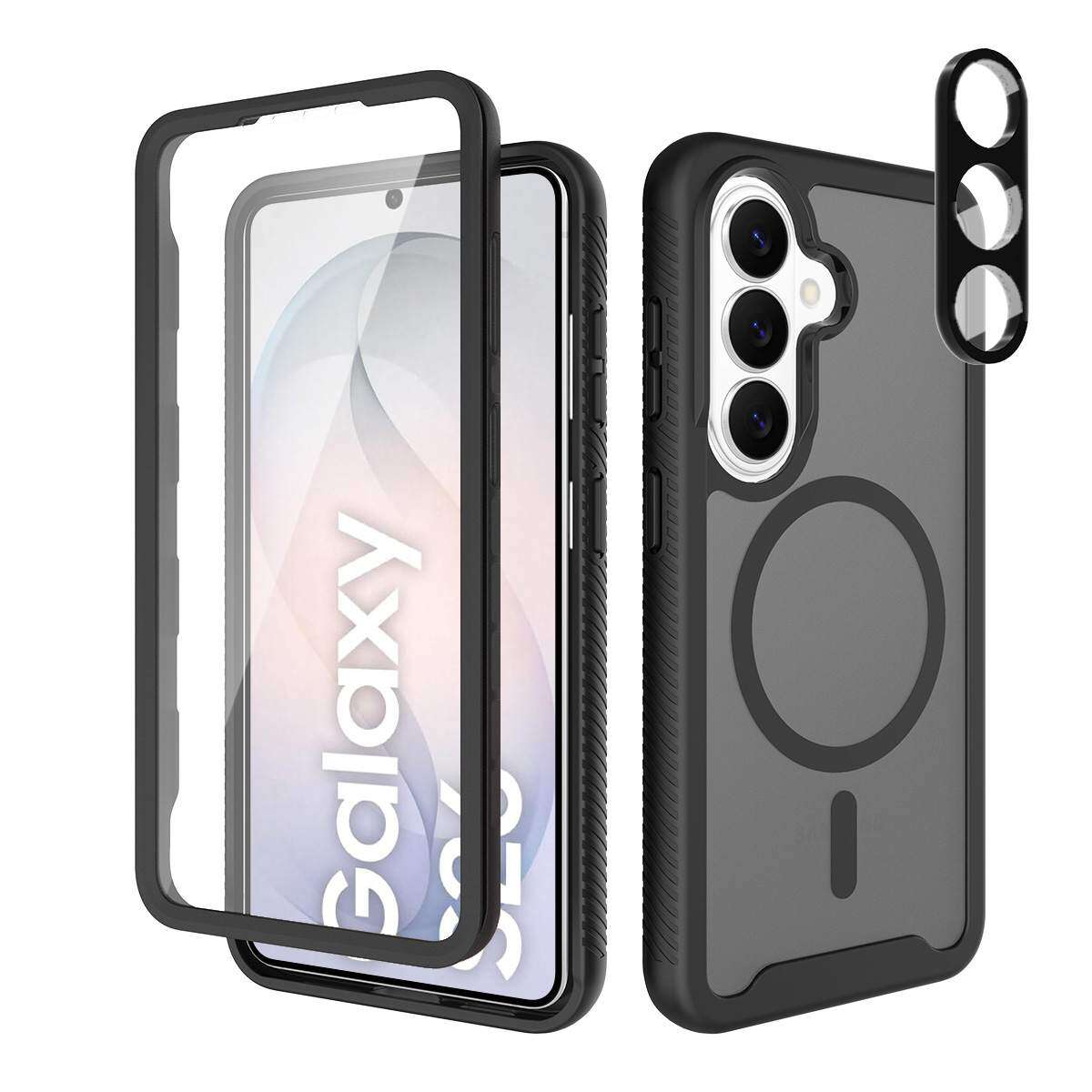 360° Matt Mag Case for Samsung Galaxy S26 – Black