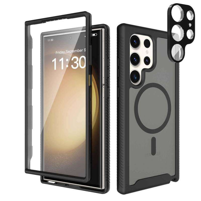 360° Matt Mag Case for Samsung Galaxy S23 Ultra, Black