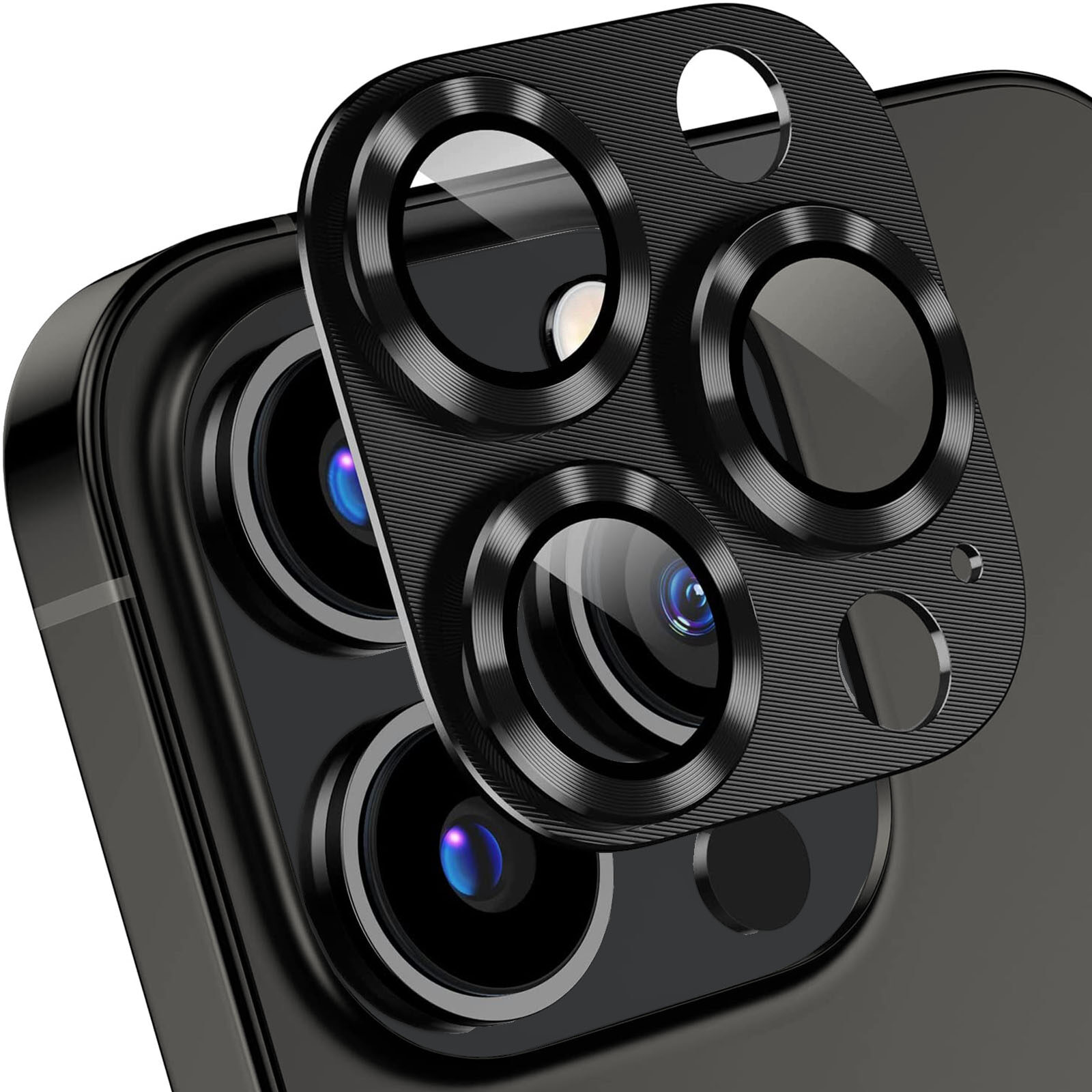 Camera Lens Protector for iPhone 16 Pro / iPhone 16 Pro Max – Black