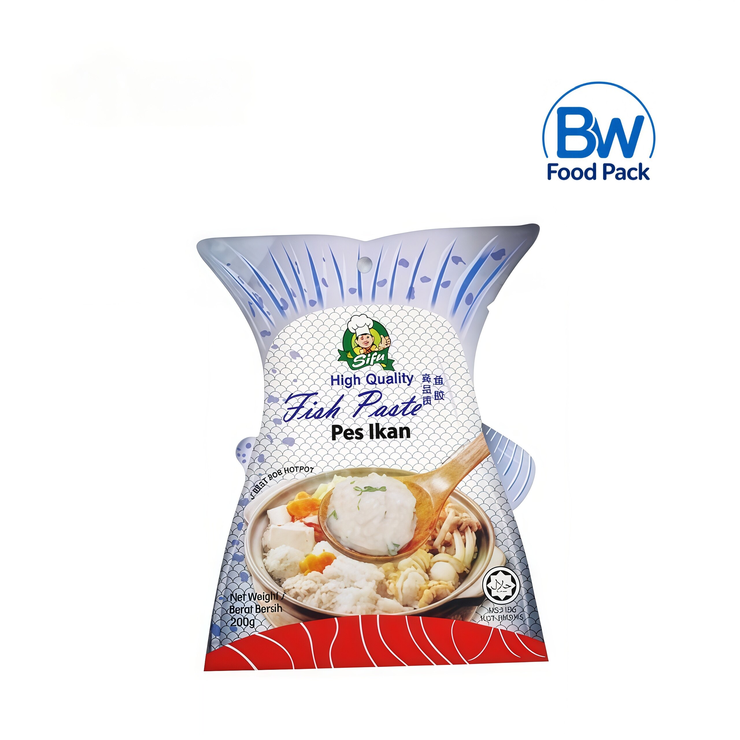 Food Grade Frozen Seafood Packaging for Shrimp and Fish