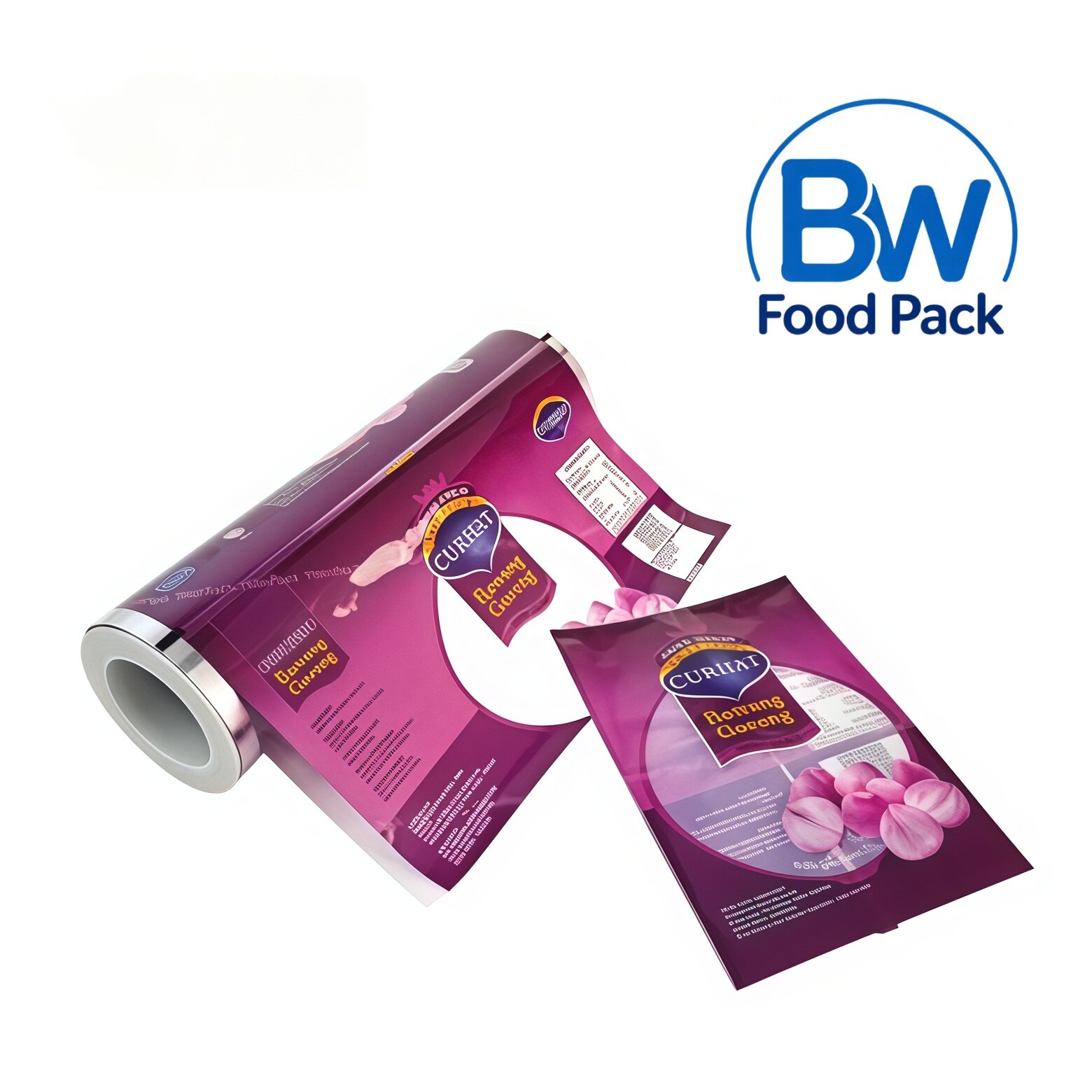 Windowed Laminated Roll Film For Fried Snack Packaging