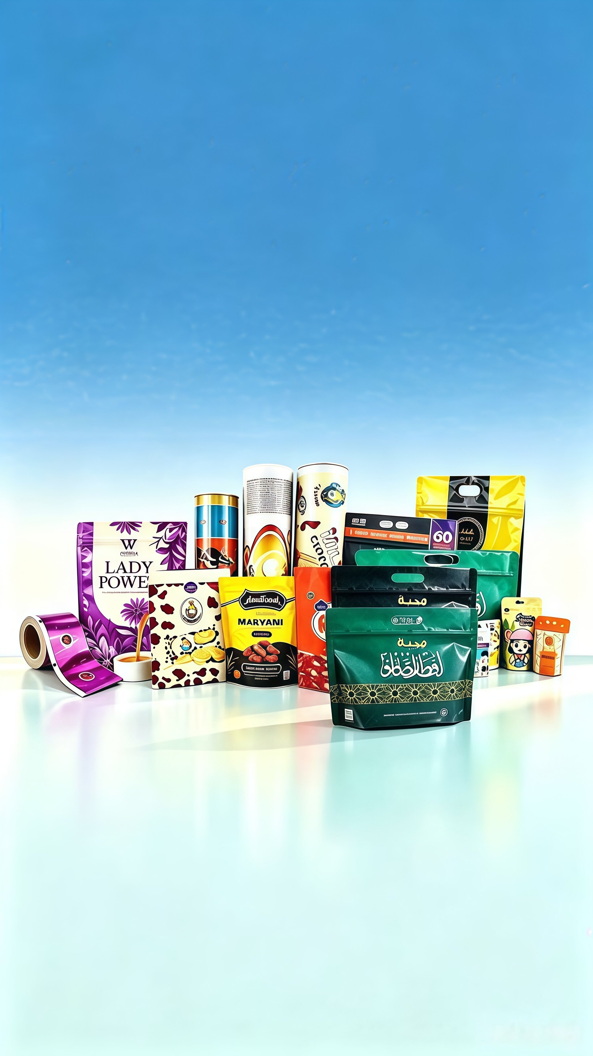 Food packaging factory production line mobile
