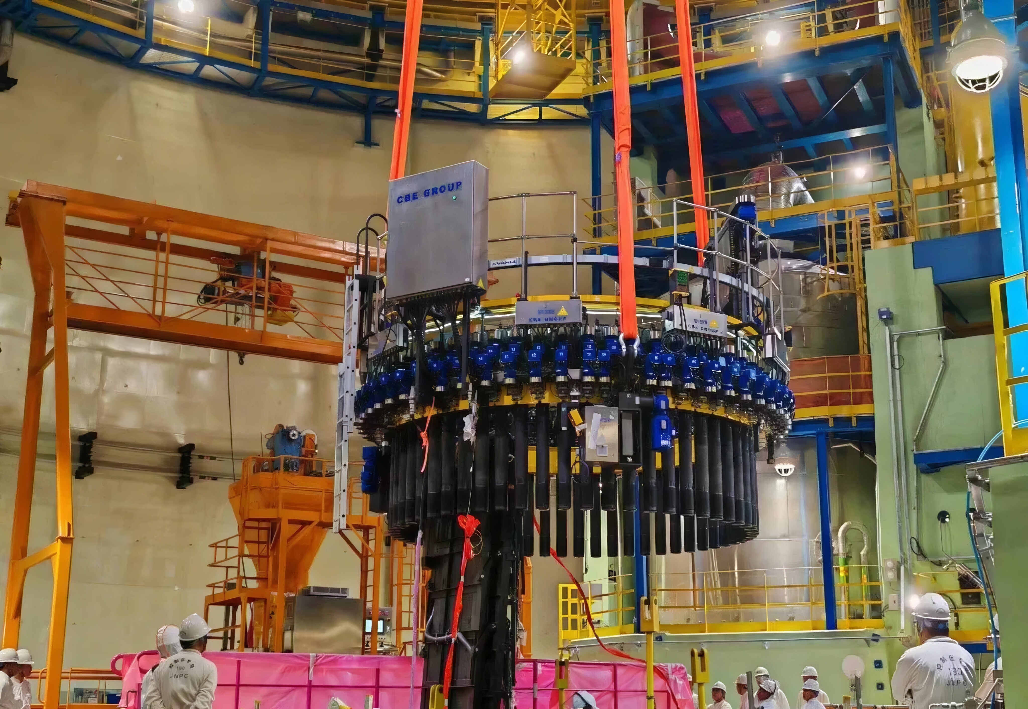 Tightening of bolts in the conventional island of a nuclear power plant