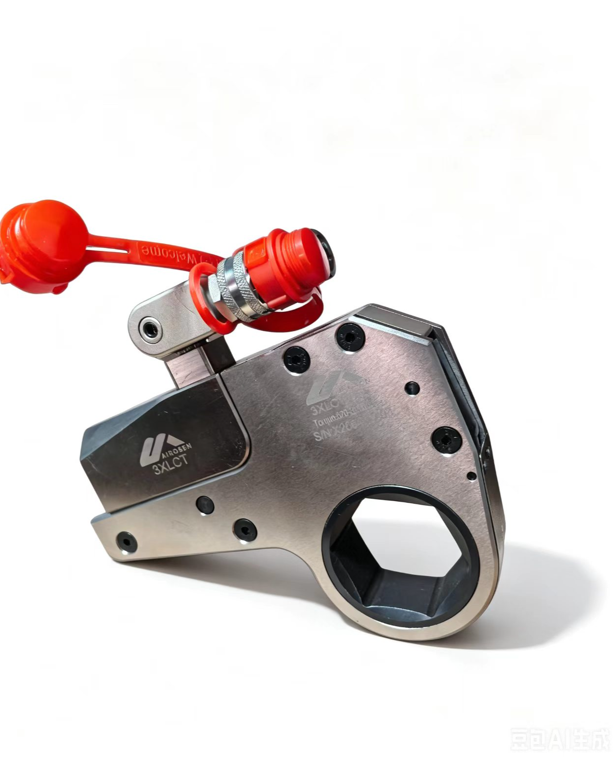 Hollow hydraulic torque wrench