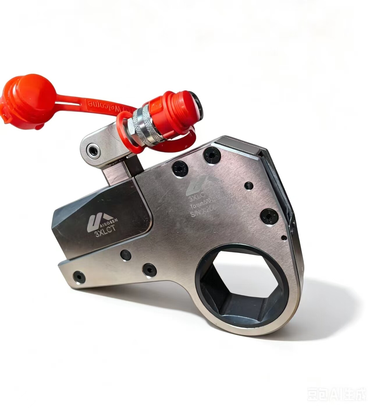 Hollow hydraulic torque wrench