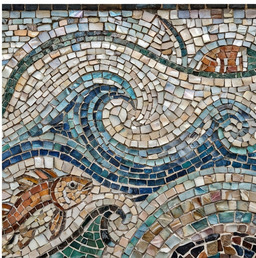 Shell Decorative Art – Detail View 3