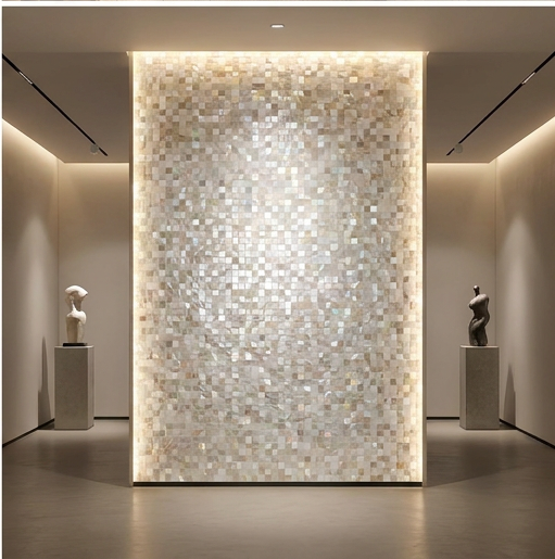 Natural Color Square Tiles – Close-Up Detail 2