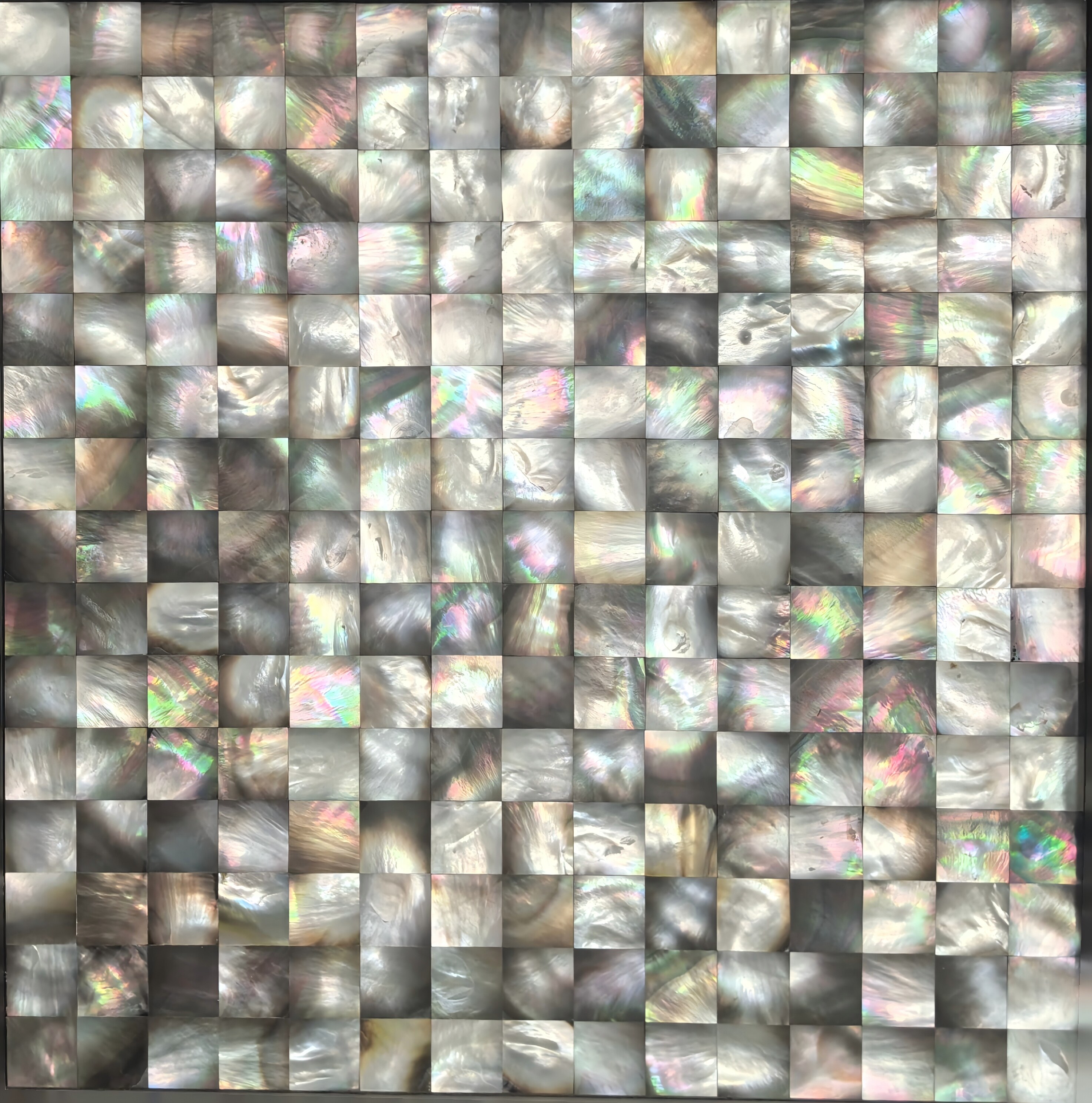 Black Pearl Shell Mosaic Detail 5