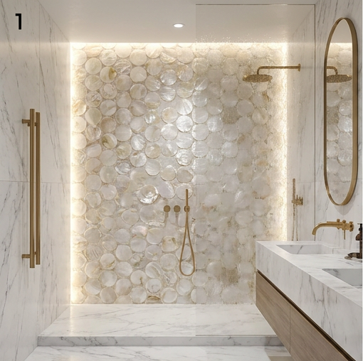 Hexagon Pure White Seamless Tiles - Detail View 2