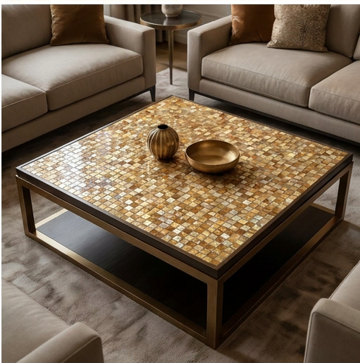 Rose Gold Shell Pattern Detail Image 3