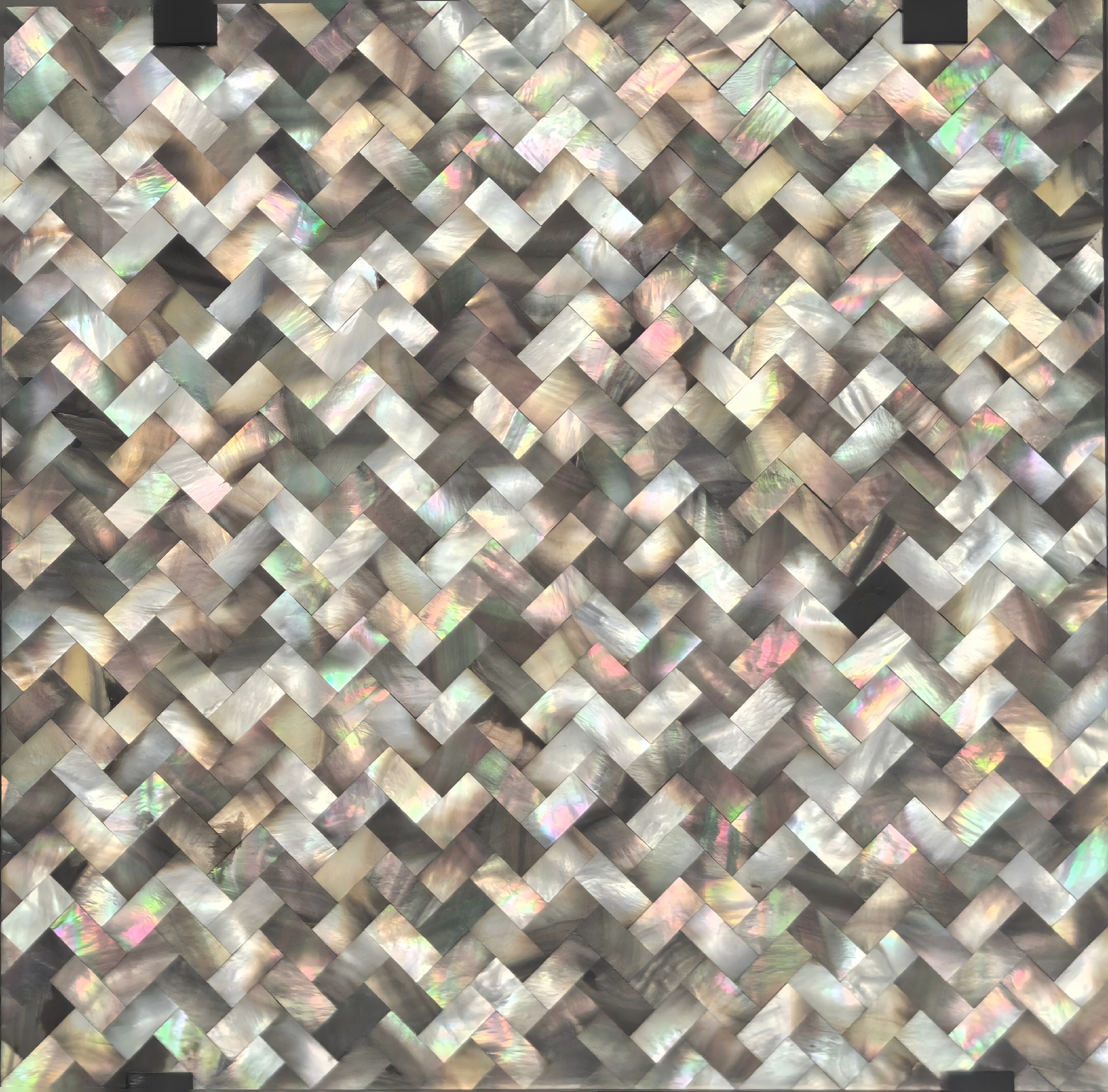 Black Pearl Shell Mosaic Detail 7
