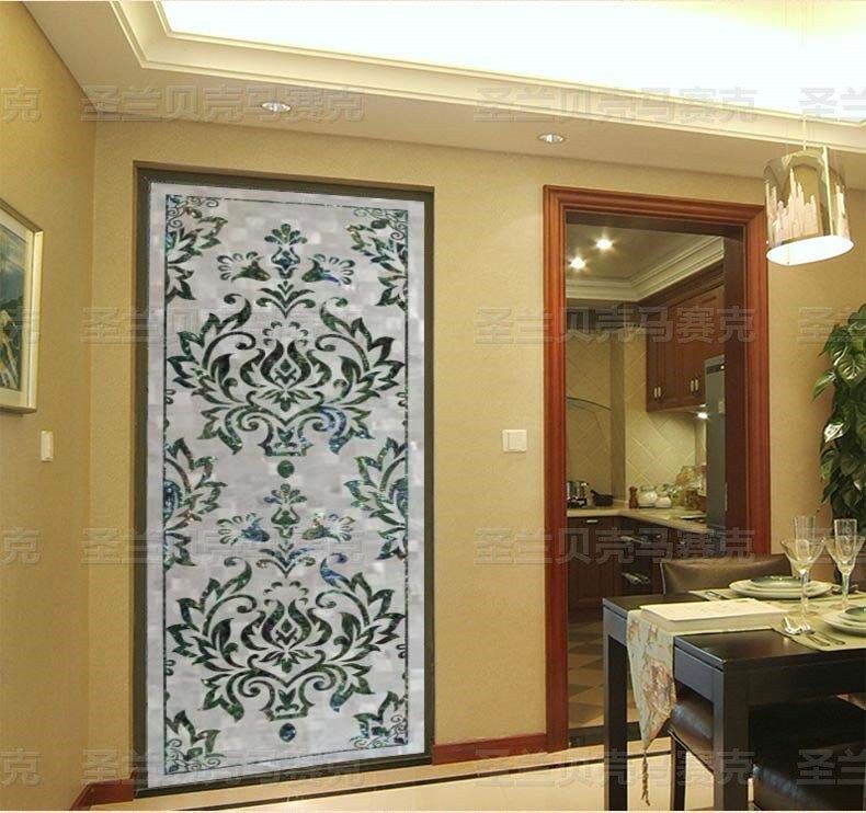 Hangzhou West Lake Villa Living Room Feature Wall Detail 2