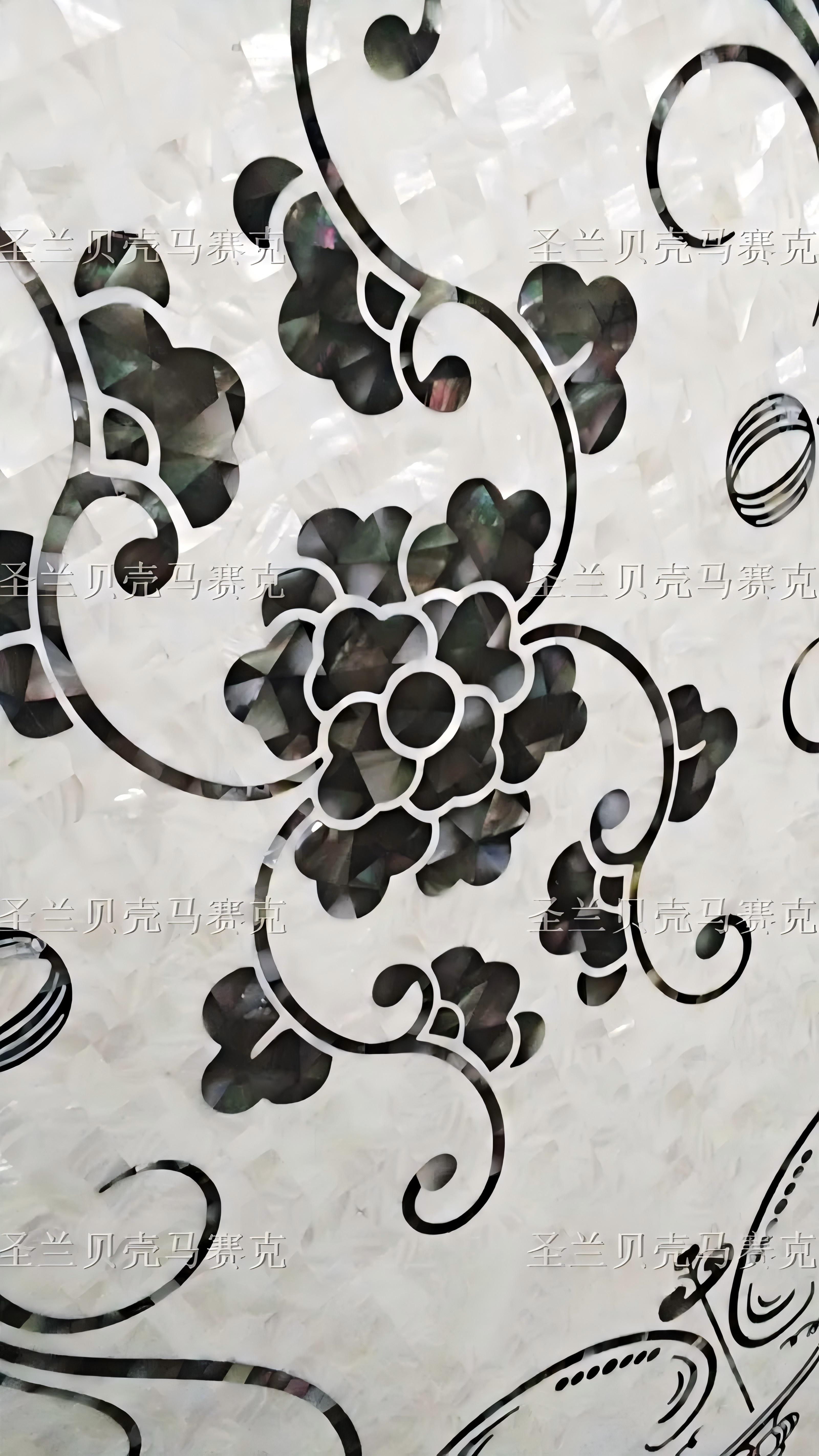 Shell Decorative Art – Detail View 1