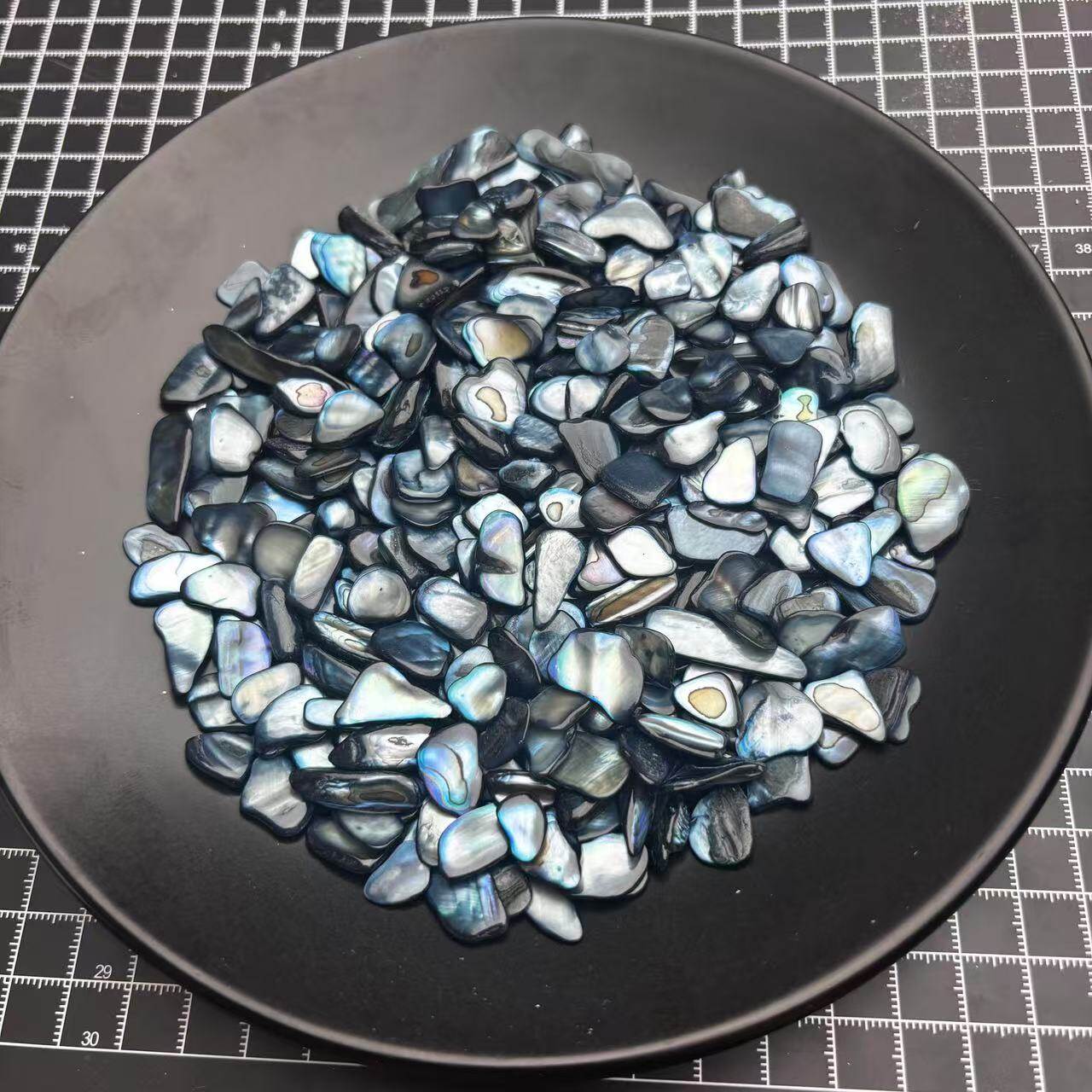 Sea Blue Shell Irregular Loose Beads (10-1 4mm)