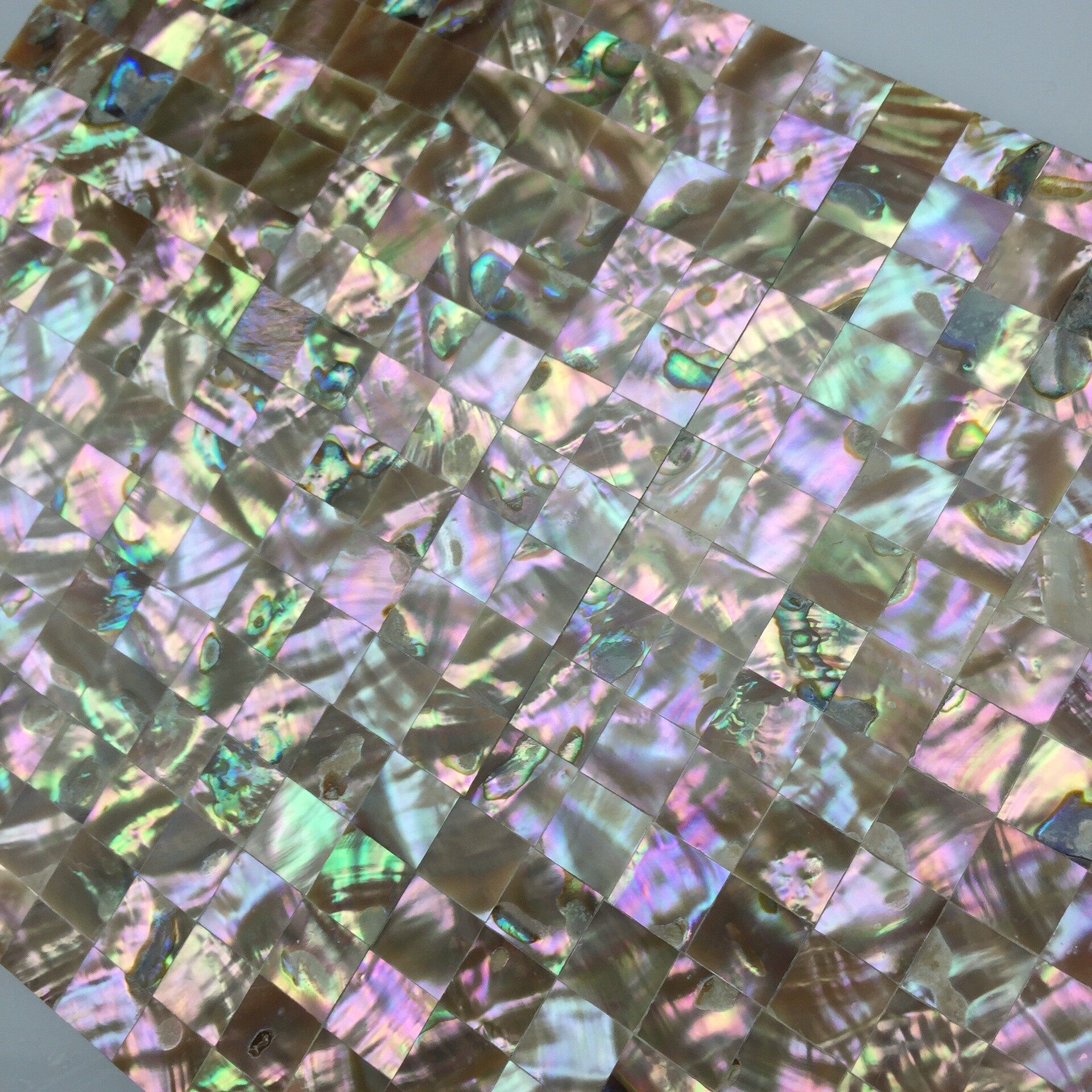 Paua Abalone Mosaic Inset – Detail View 1