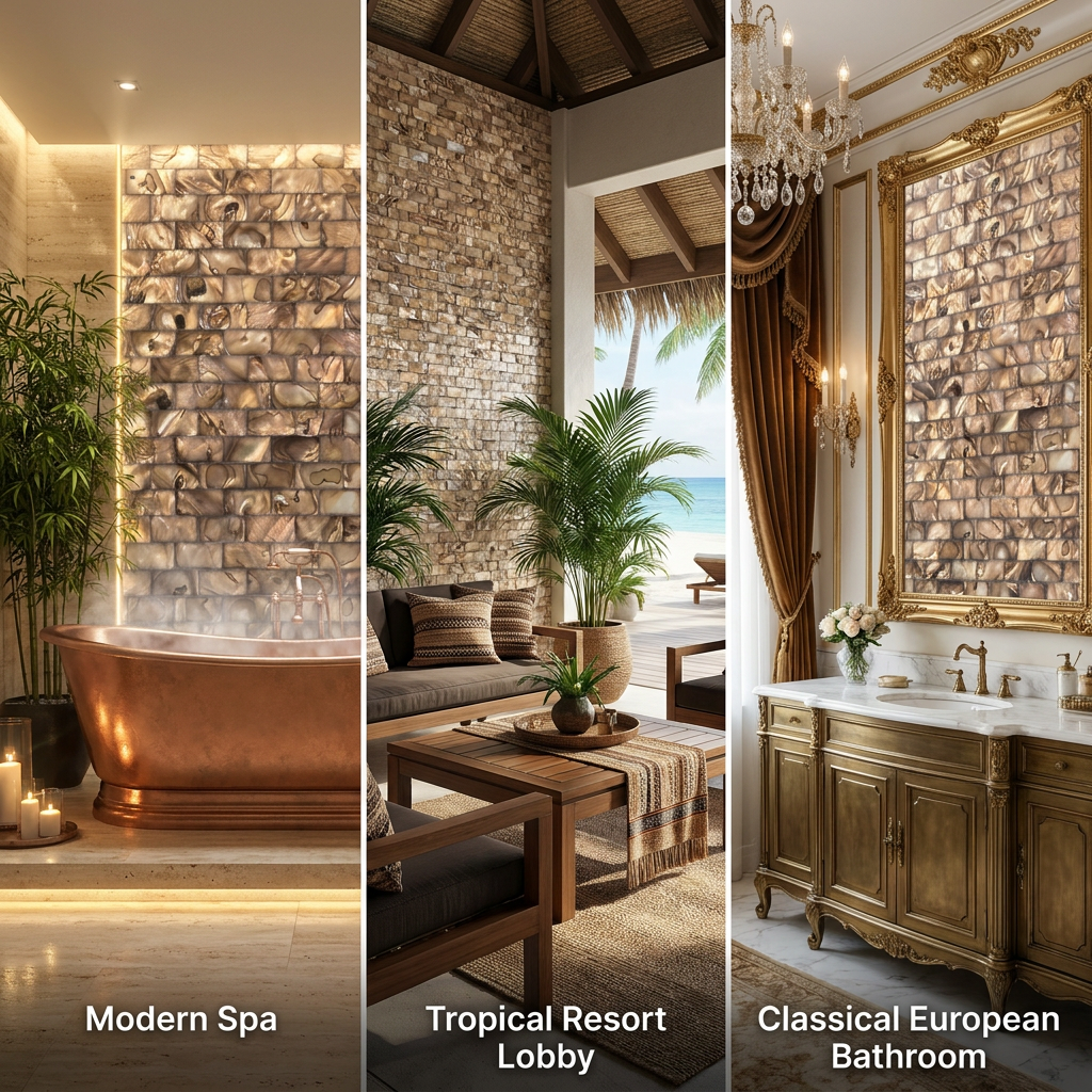 Shell Art Installation for Luxury Hotel Lobby