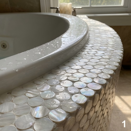 Round Pure White Detail Image 1