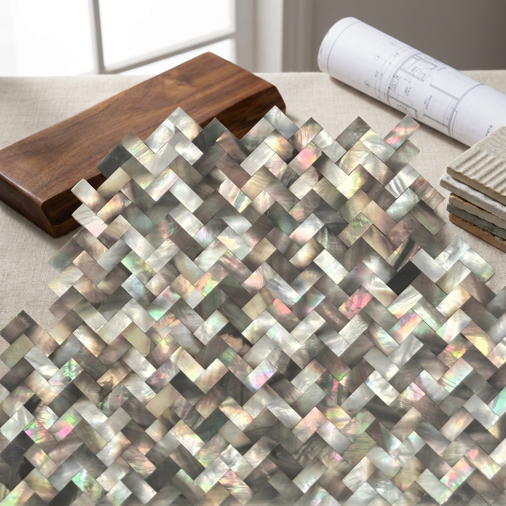 Black Pearl Shell Decorative Mosaic