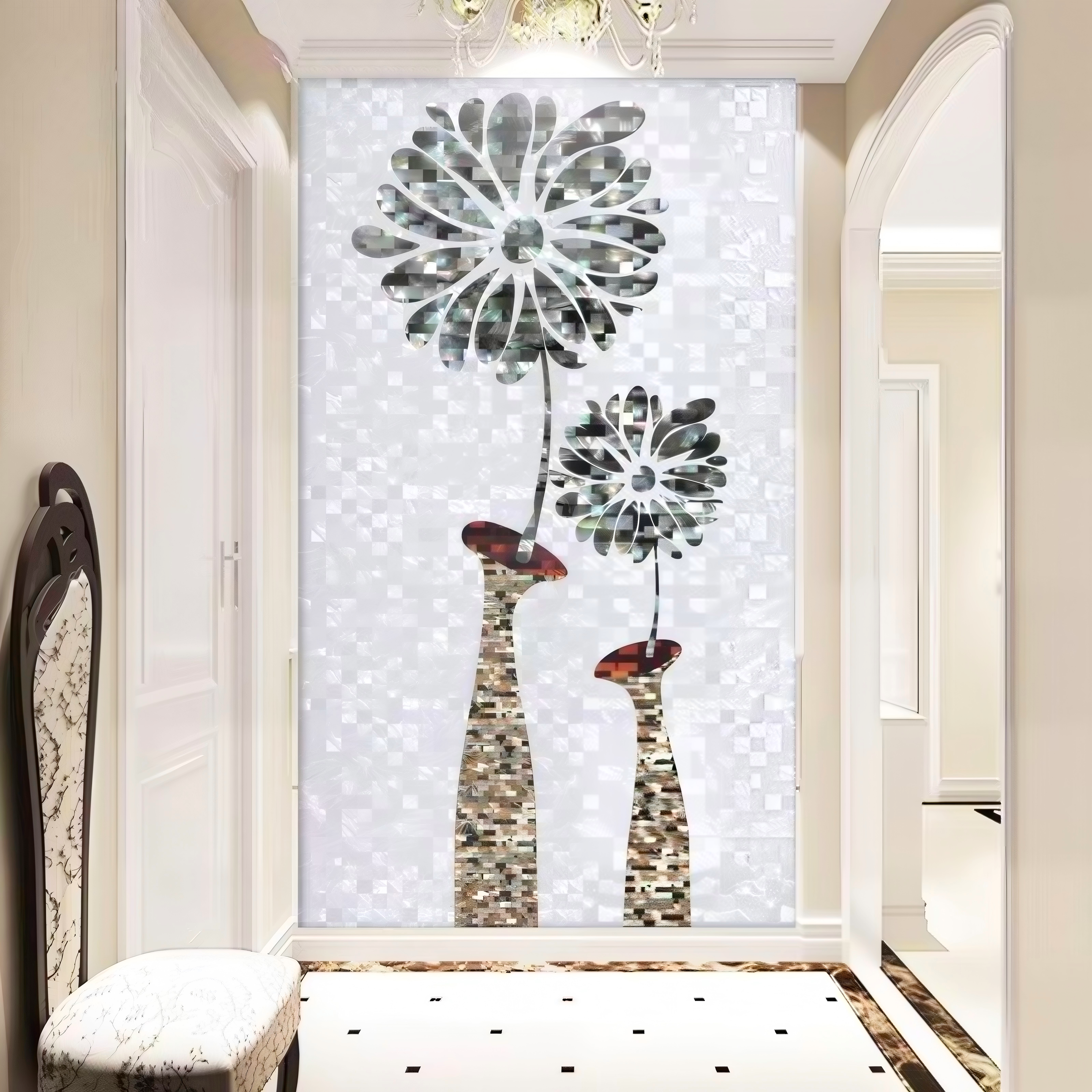 Shenzhen Nanshan Luxury Club Wall Decor Detail Image 1
