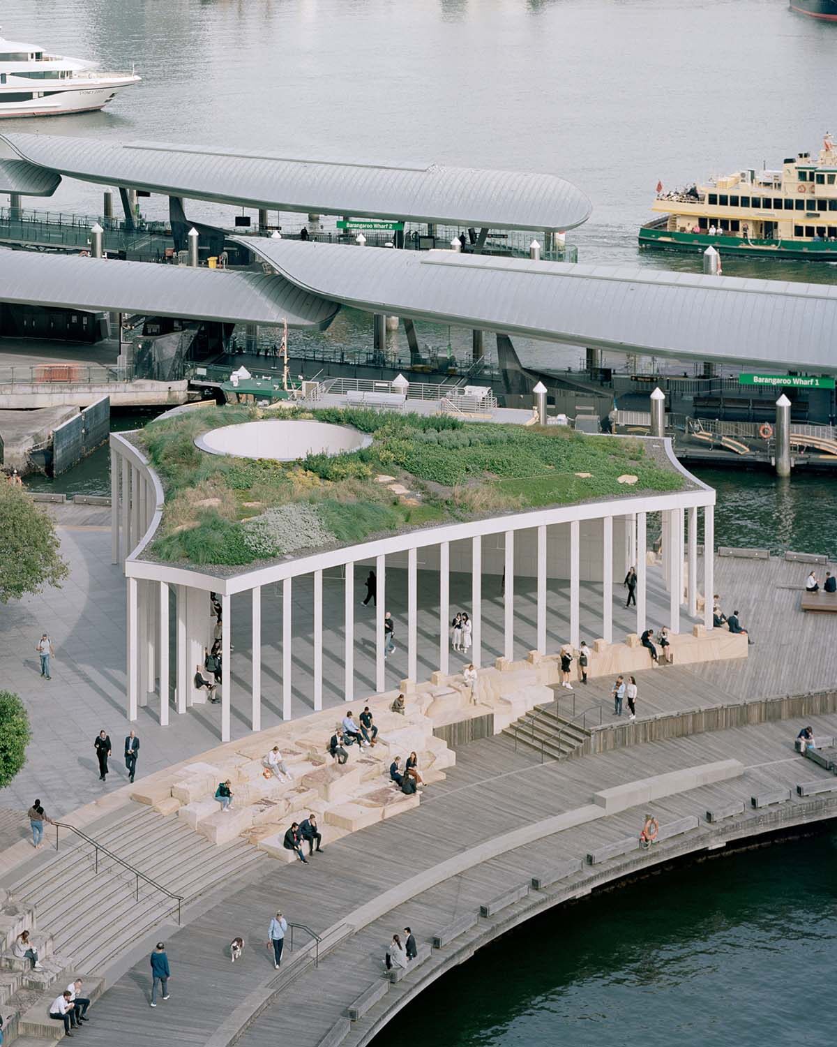 Sydney Harbour Shell Terrazzo Gazebo (Whole Series Detail Image 1)