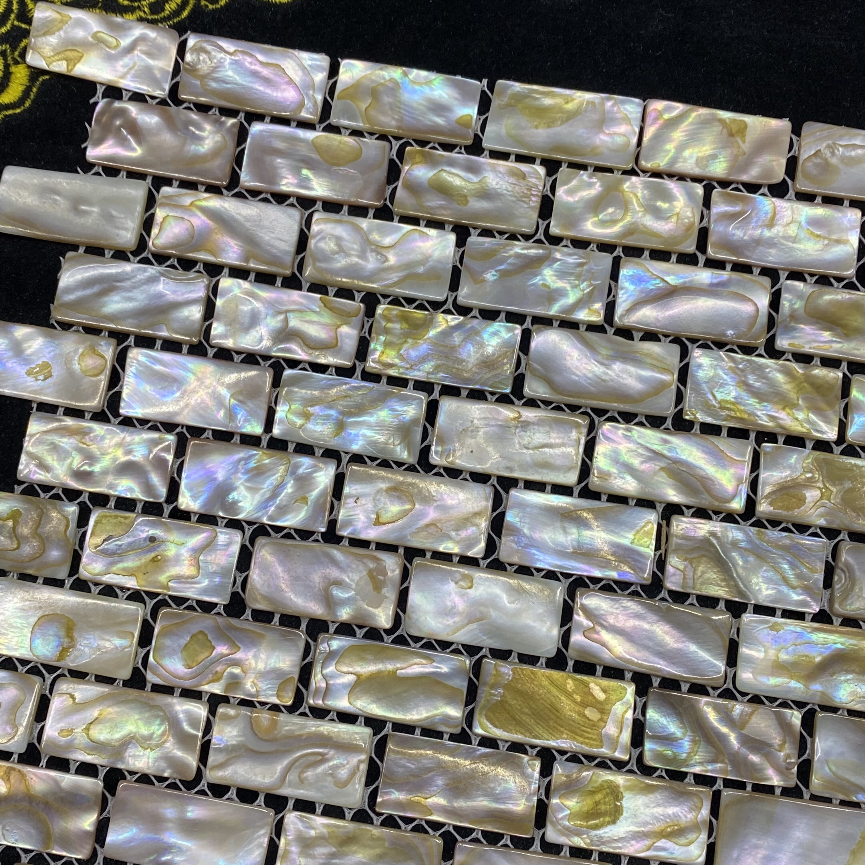 Rectangular Oil-Spotted Tight-Pattern Detail View 1