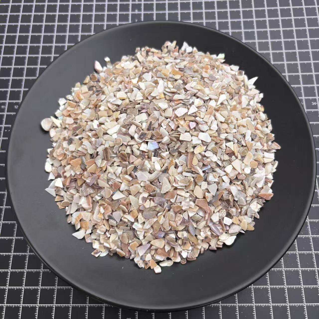 3-6mm pearl mother-of-pearl beads, washed and peeled