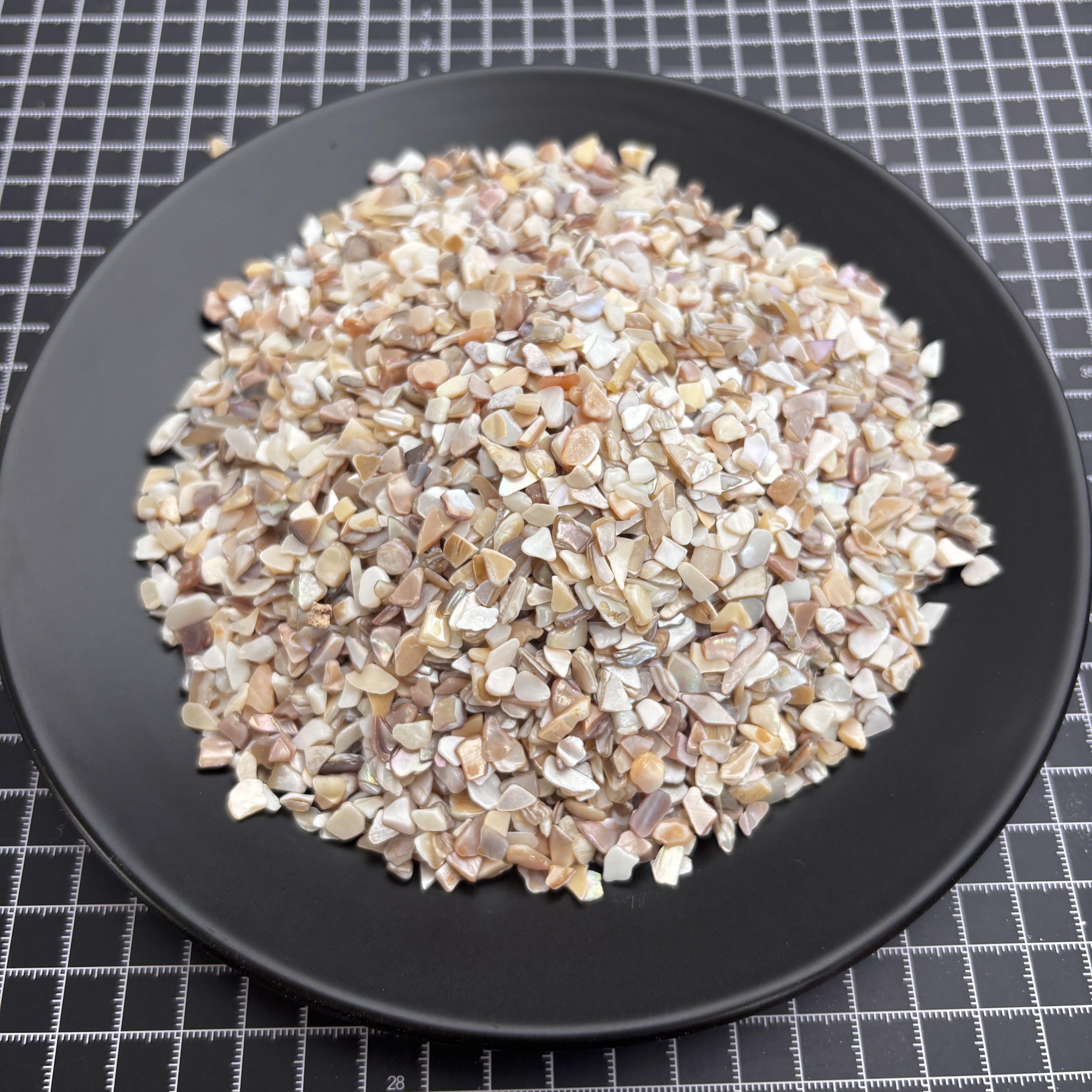 2-4mm pearlized granules, water-washed and peeled