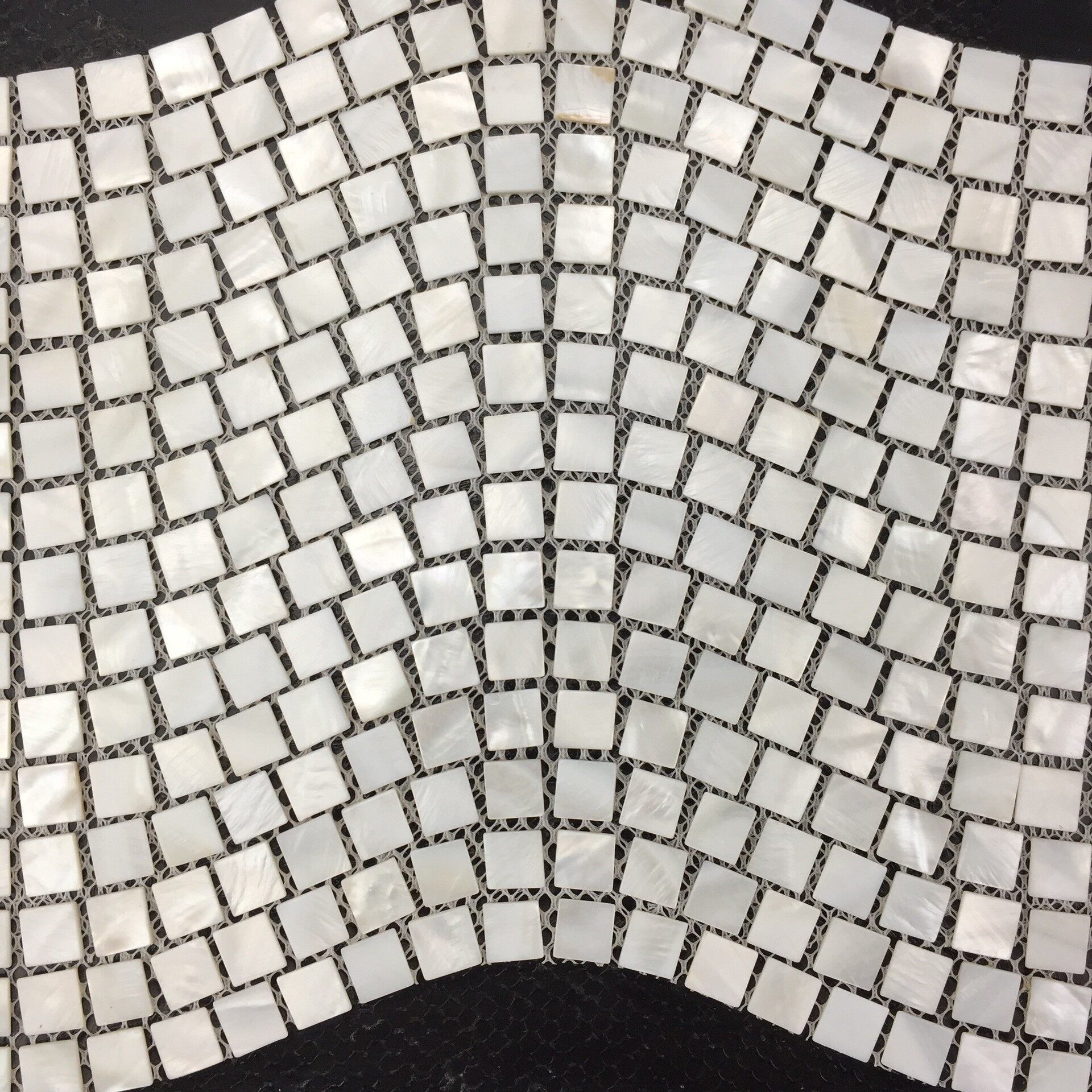 Natural Freshwater Pearl Square Shell Mosaic