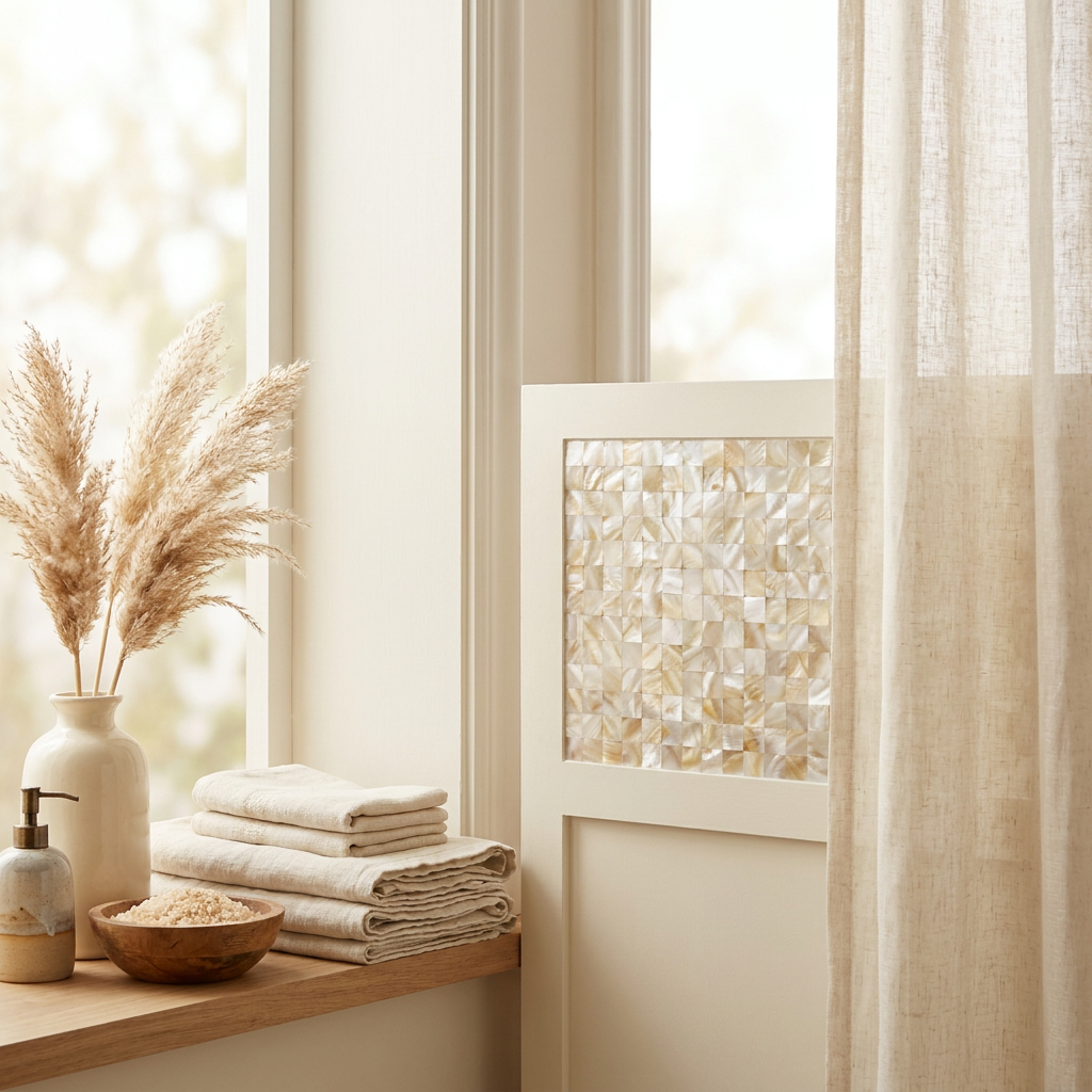 Square natural color seamless fit