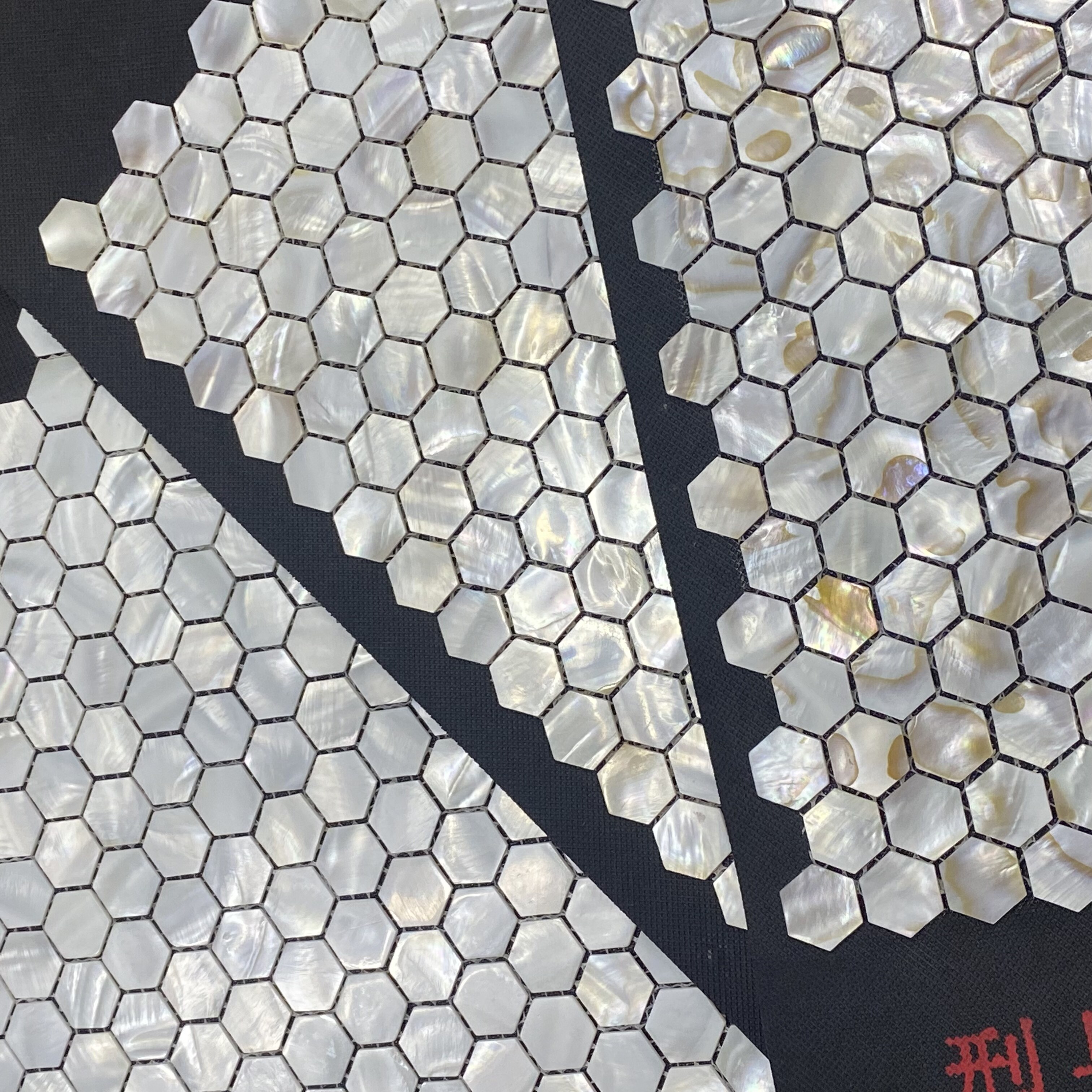 Hexagon Pure White Seamless Tiles - Detail View 1