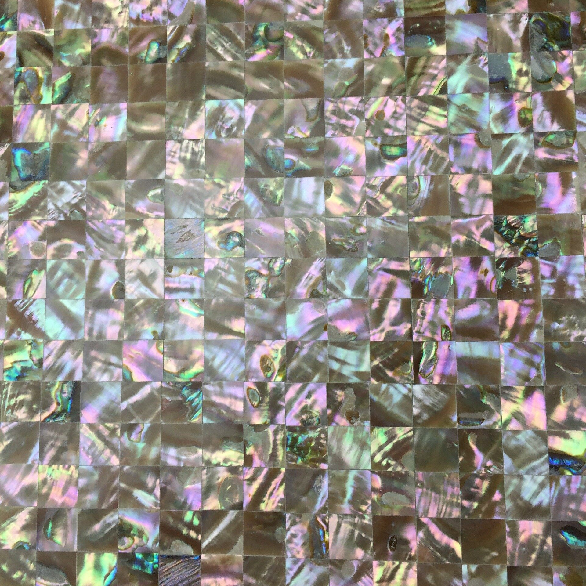 Paua Abalone Mosaic Inset – Detail View 2