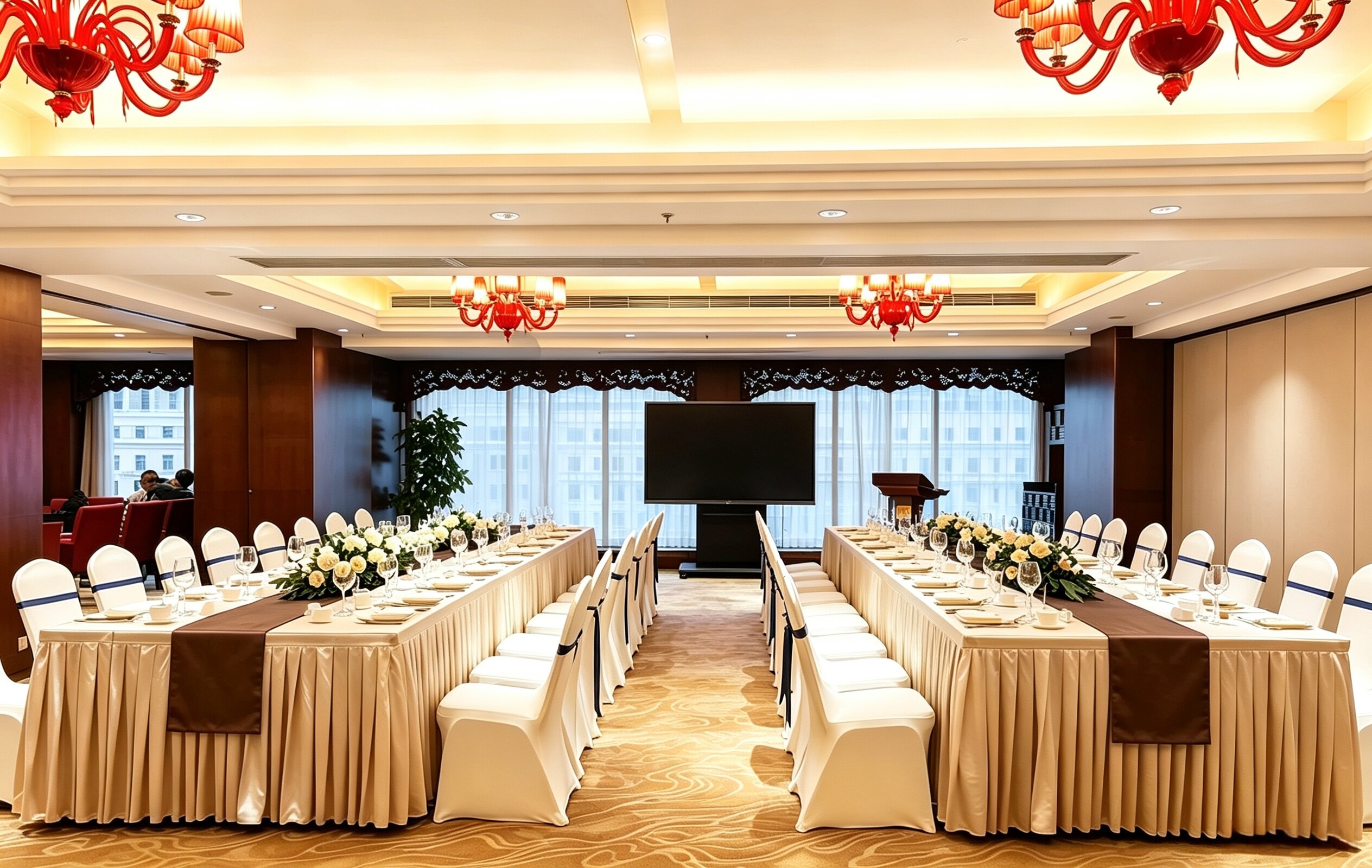 Qingzun Red Candle Chinese Restaurant Conference Hall