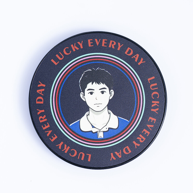 Lucky Every Day LED Badge