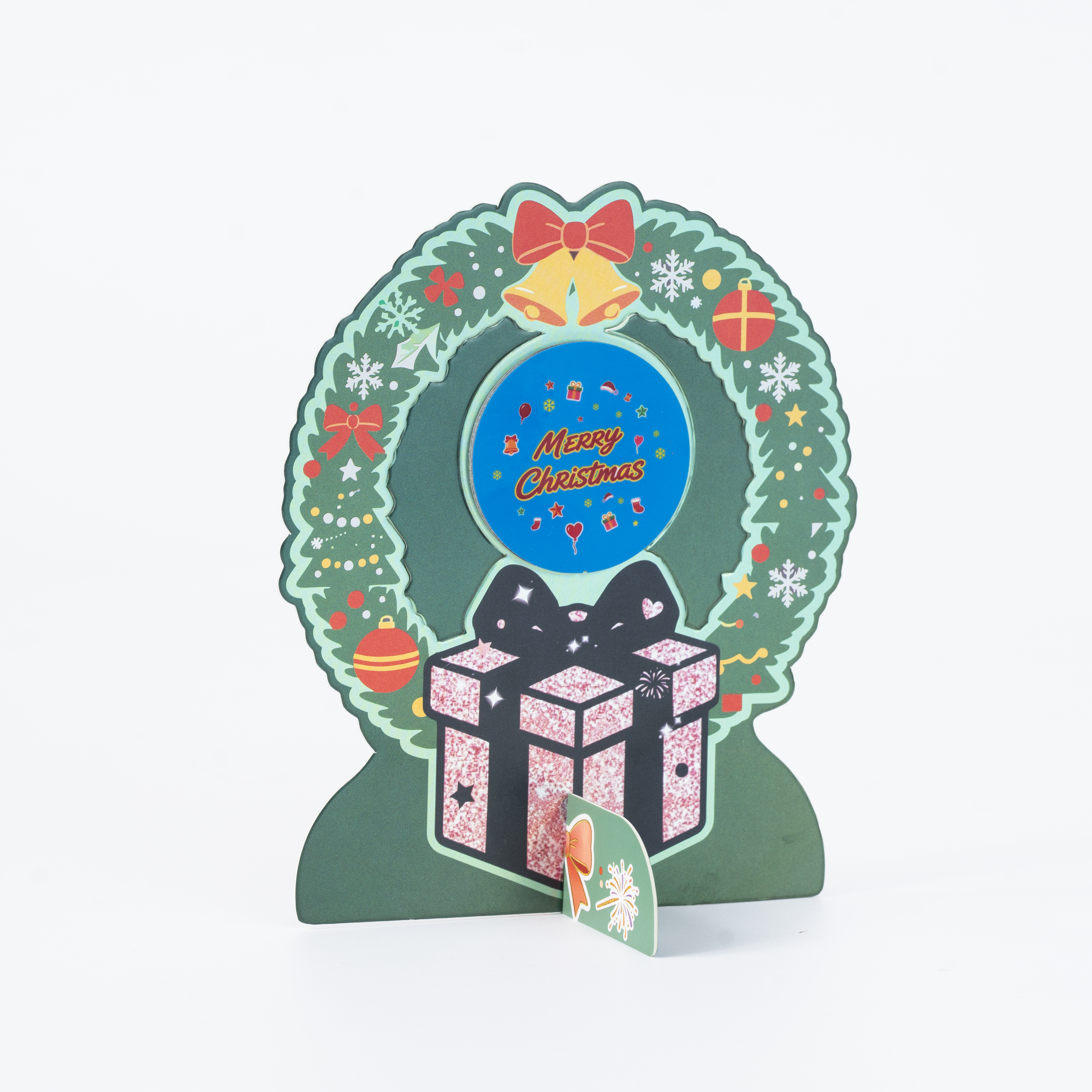 Wreath Gift Box Christmas LED Gift
