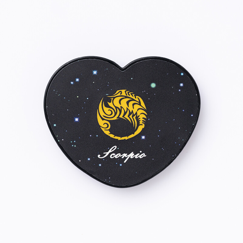 Scorpio Heart LED Badge
