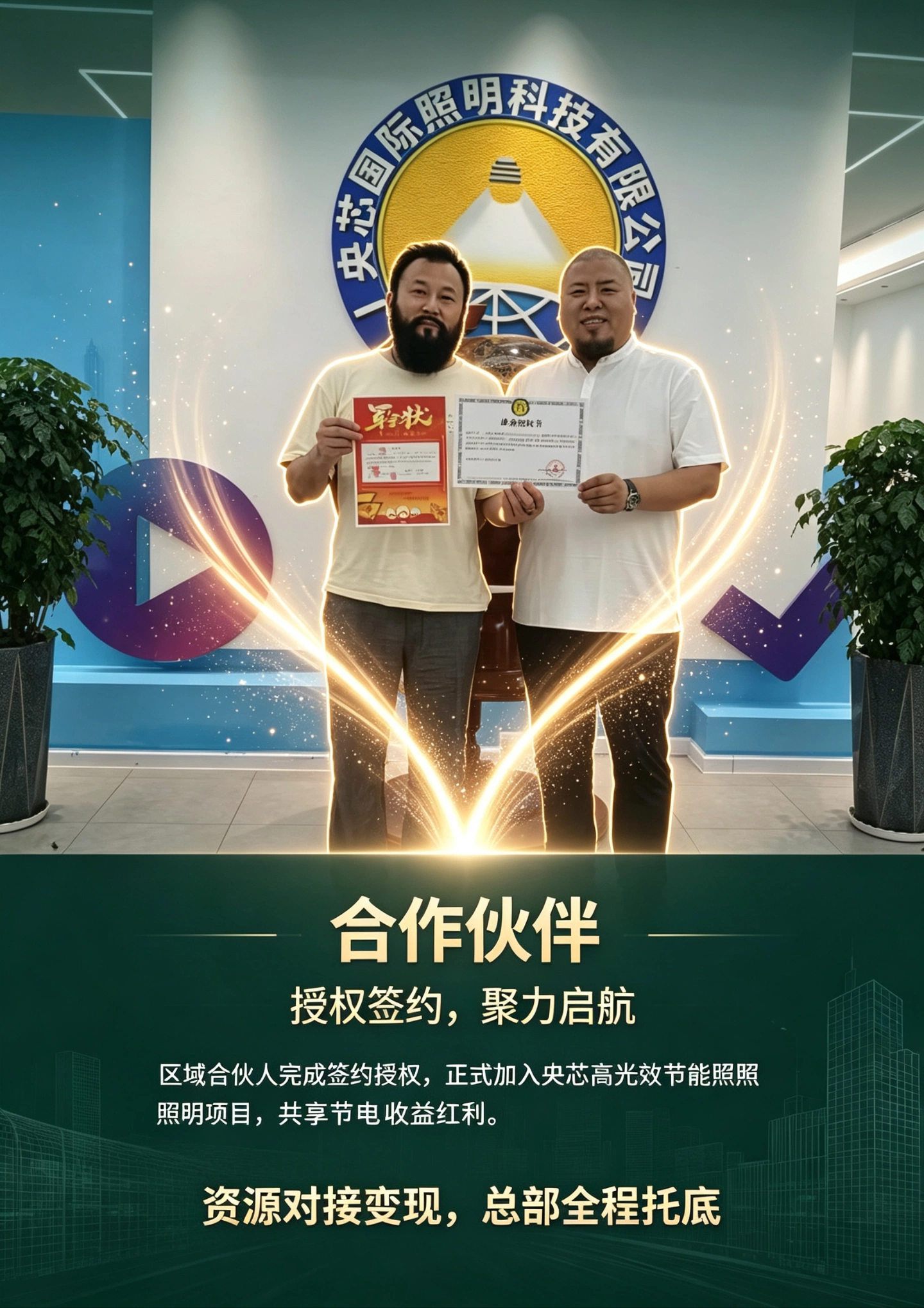 授权合影 2
