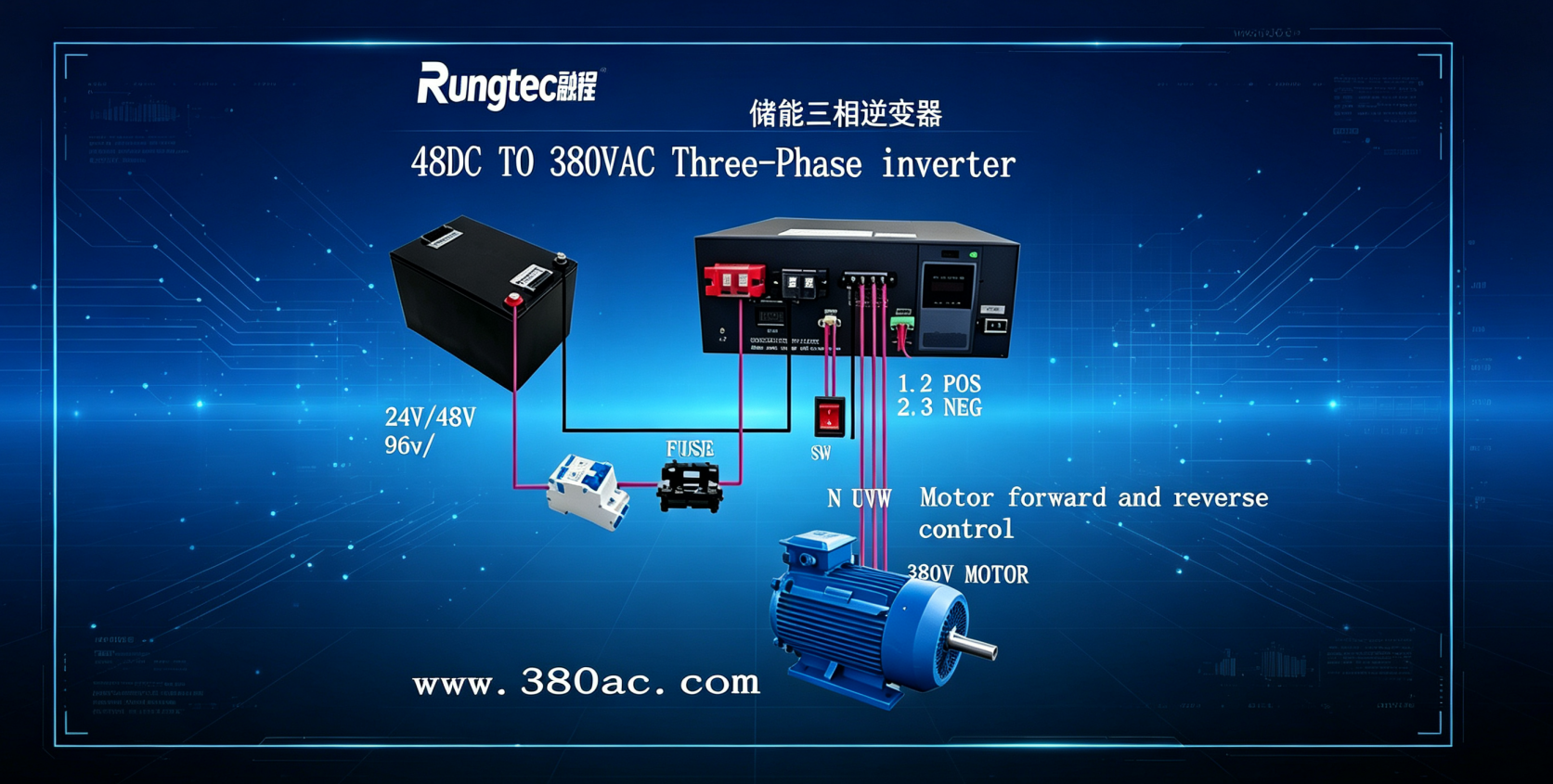 24V Battery Inverter Drive 380V Motor Wiring Tutorial: Advantages of Industrial Soft Starters and Practical Precautions