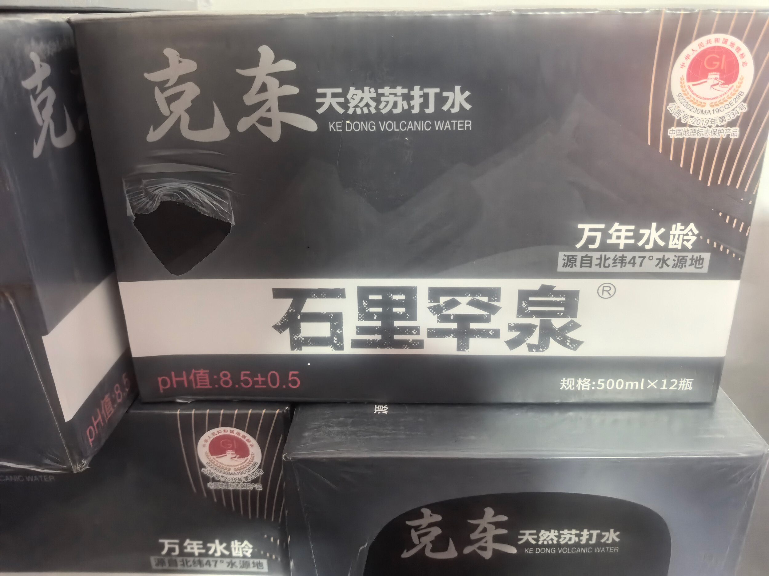 克东天然苏打水12瓶